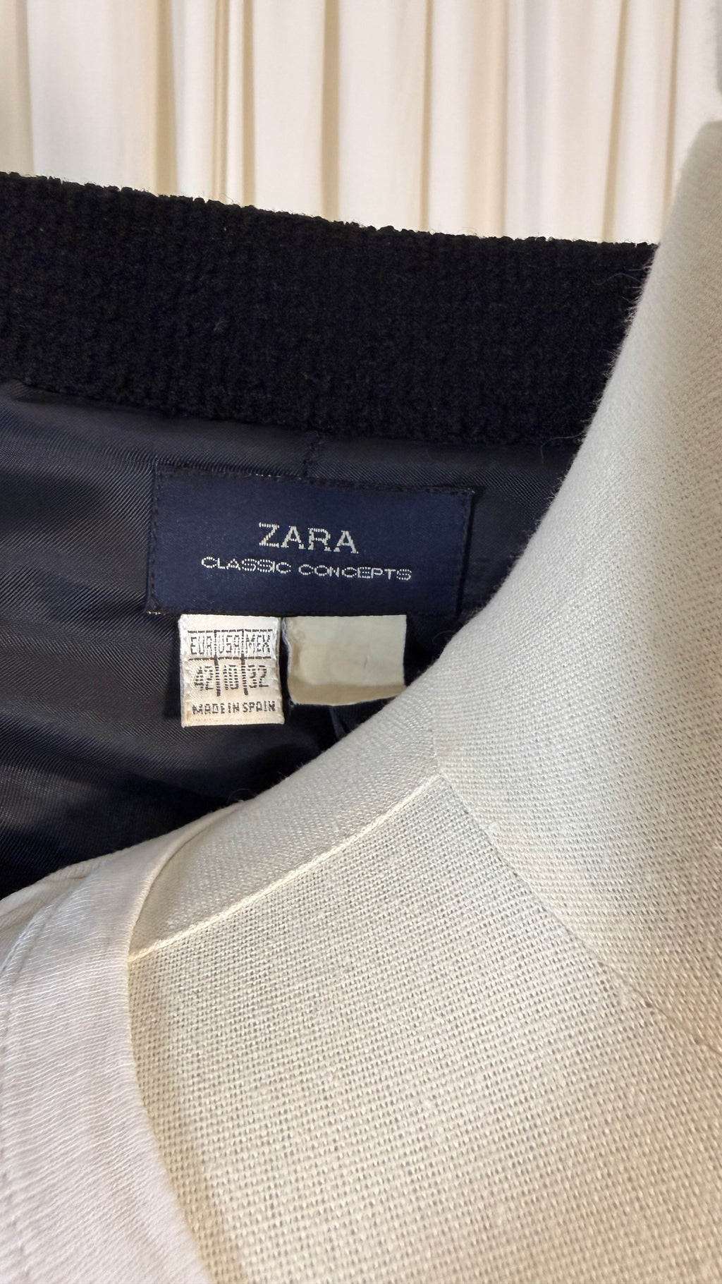 Vintage Tweed Wool Blazer [M]