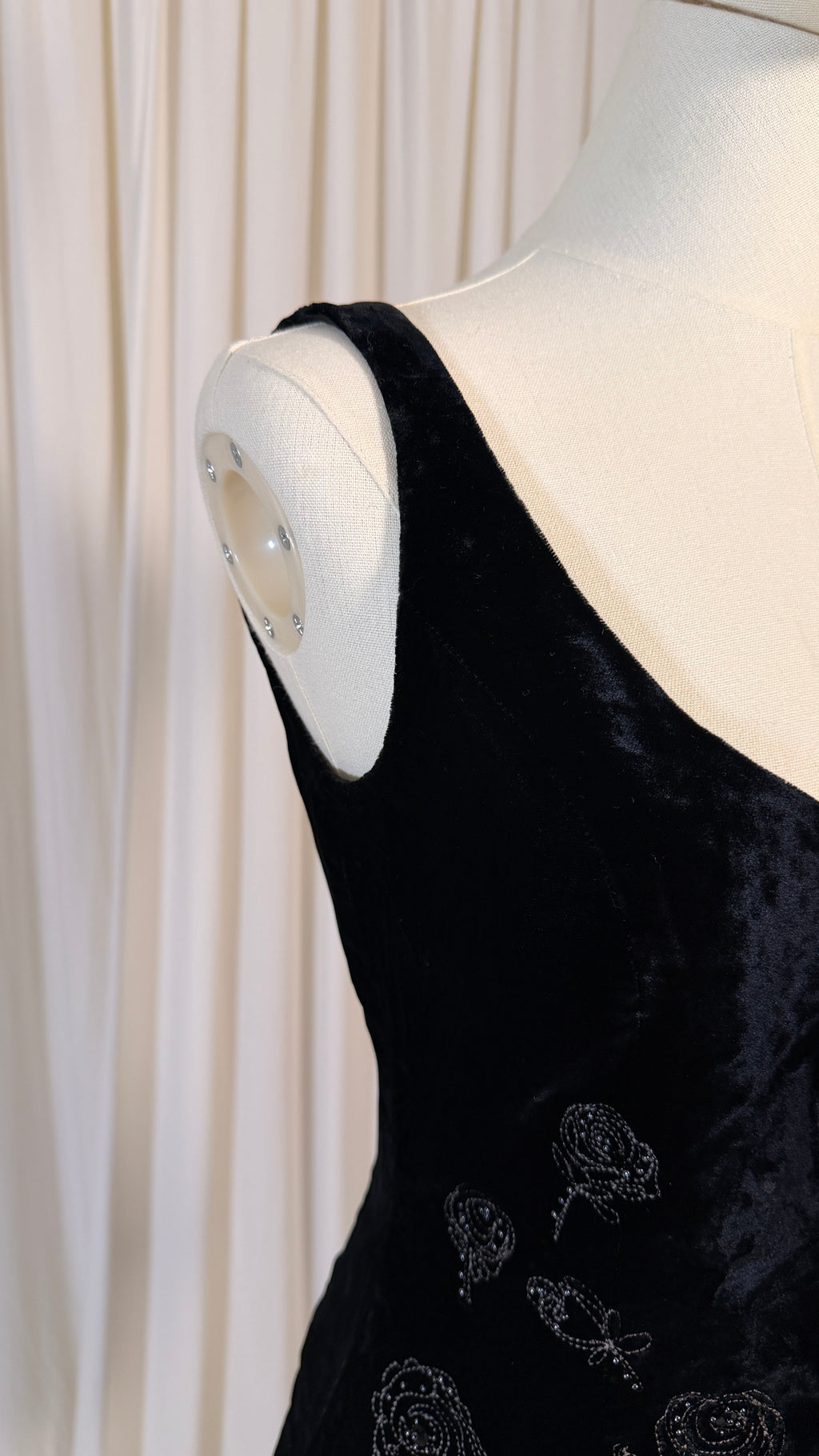 90s LAURA ASHLEY vintage velvet corset top