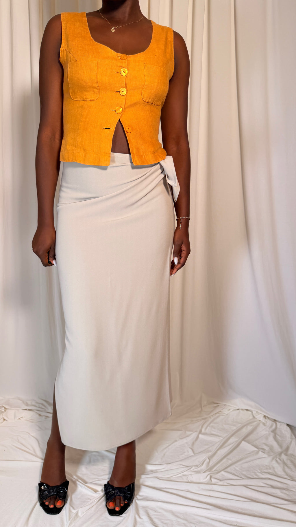 Vintage Cream Skirt [S/M]