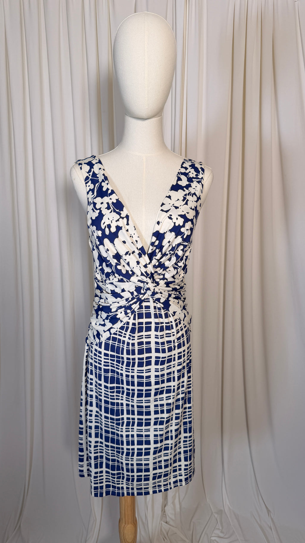 Vintage Blue and White dress [M]