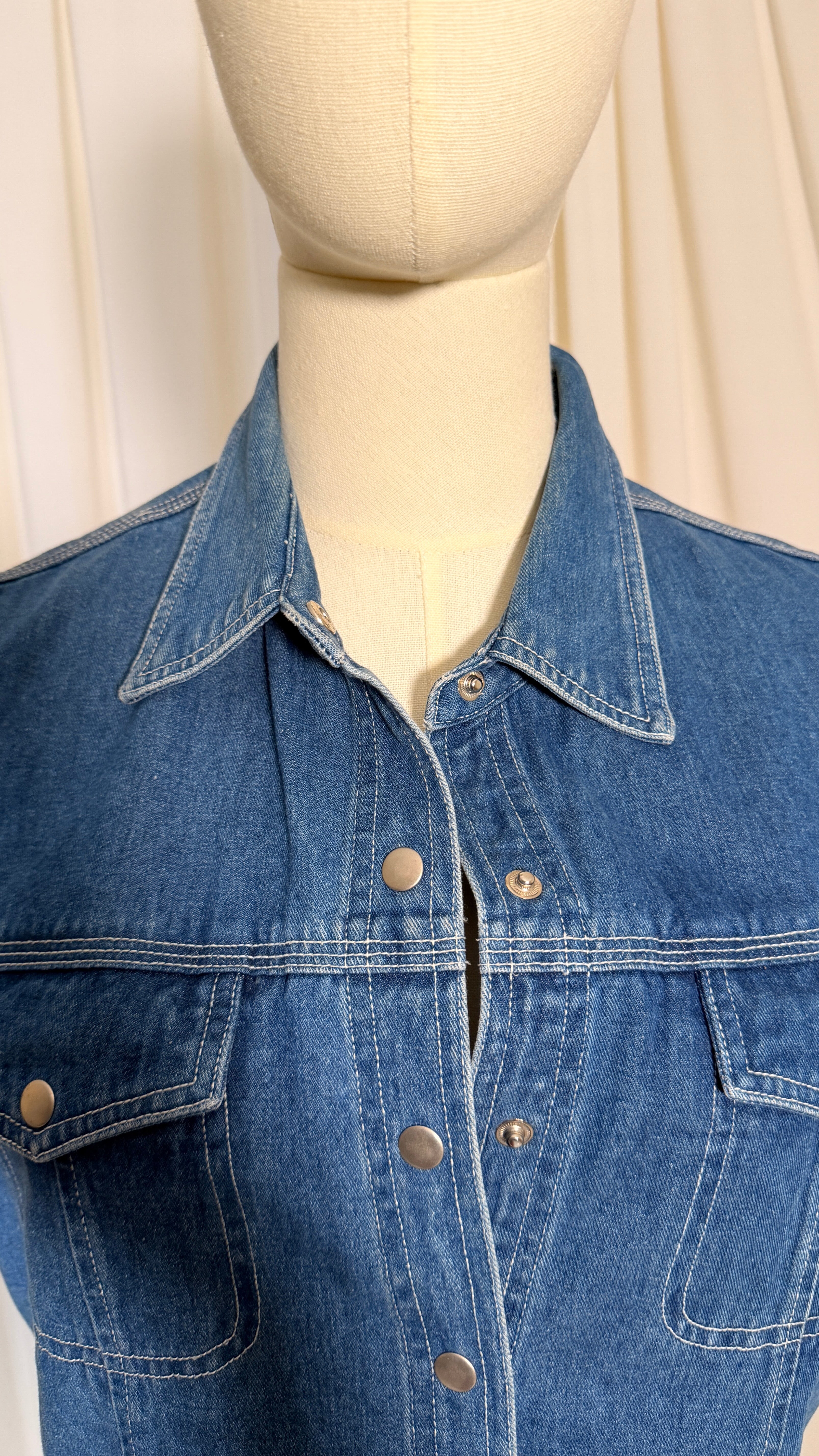 90s Denim Top [L]