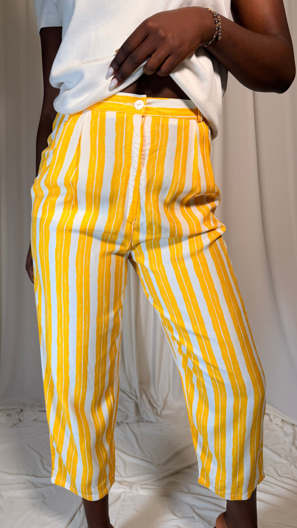 Yellow Stripe Trousers [M]