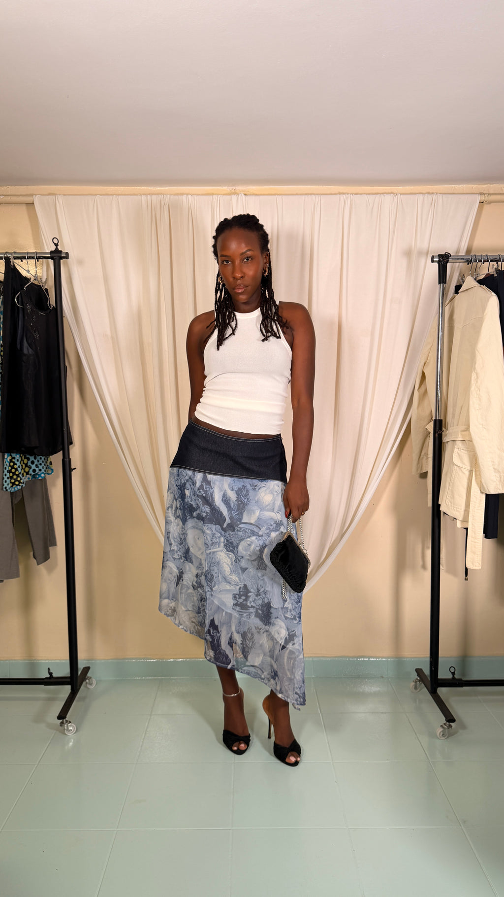 Vintage Renaissance Asymmetric Skirt [40]