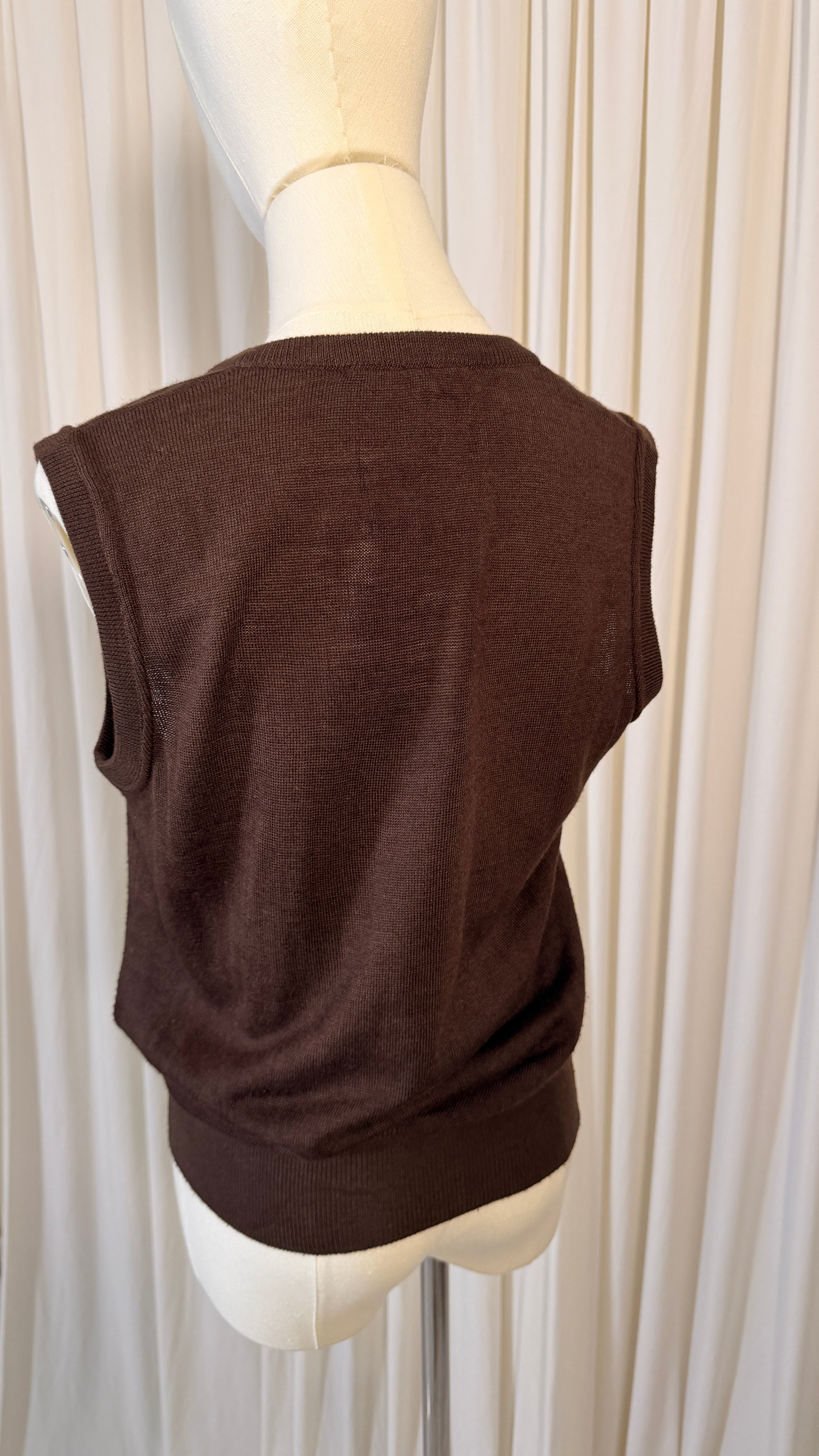 Brown vest