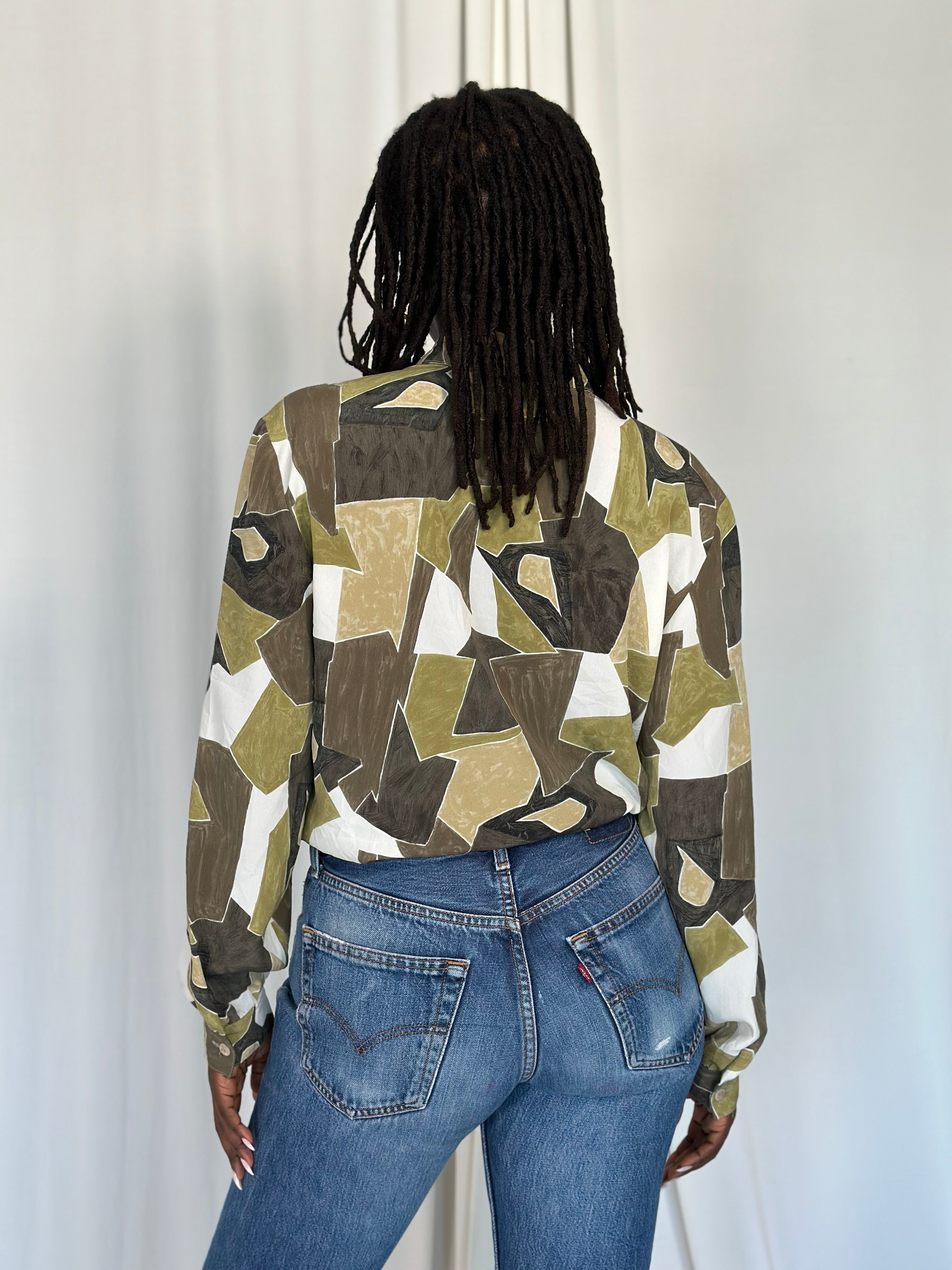Abstract Blouse [M]