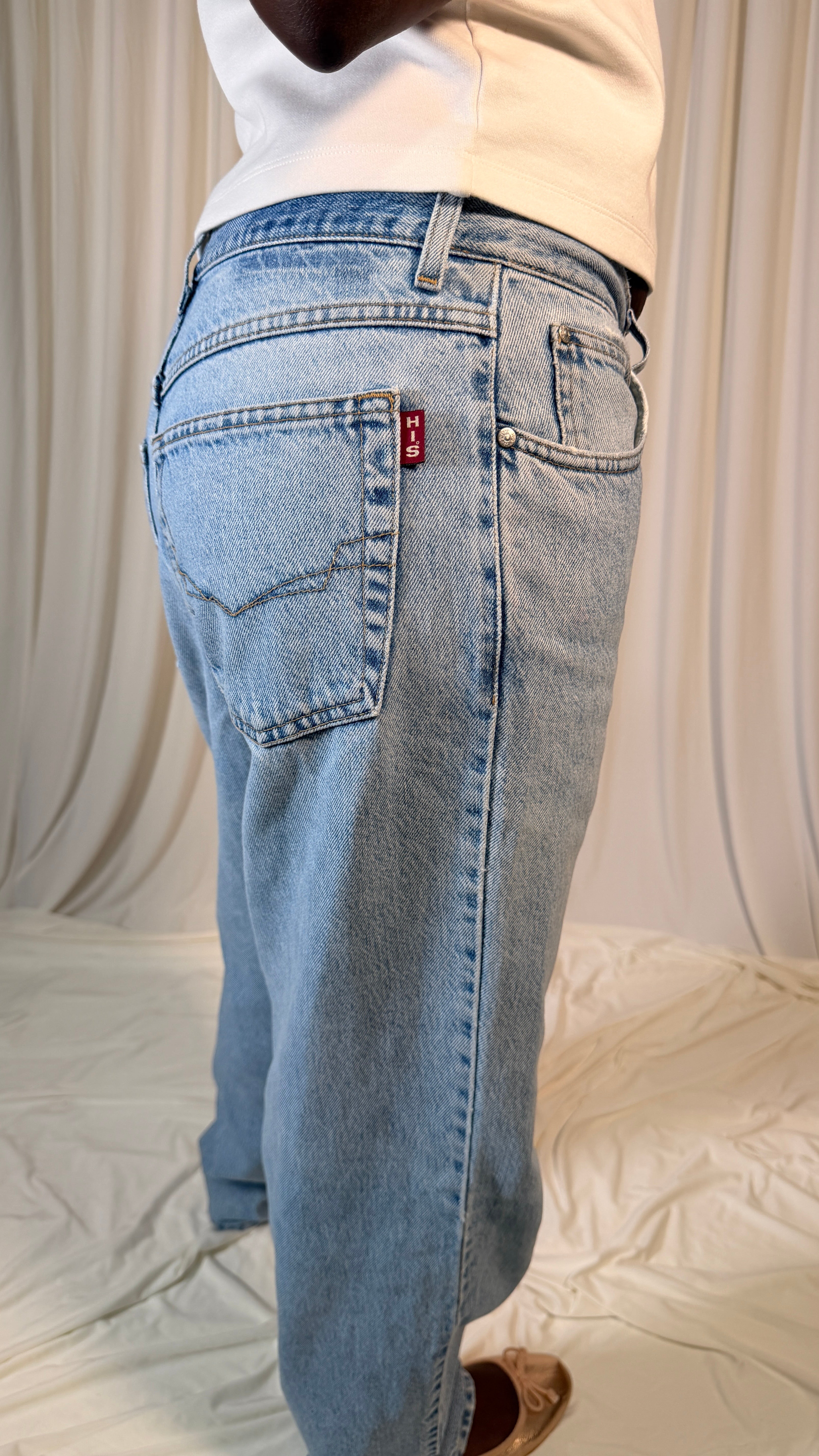 Jean délavé bleu vintage [42]