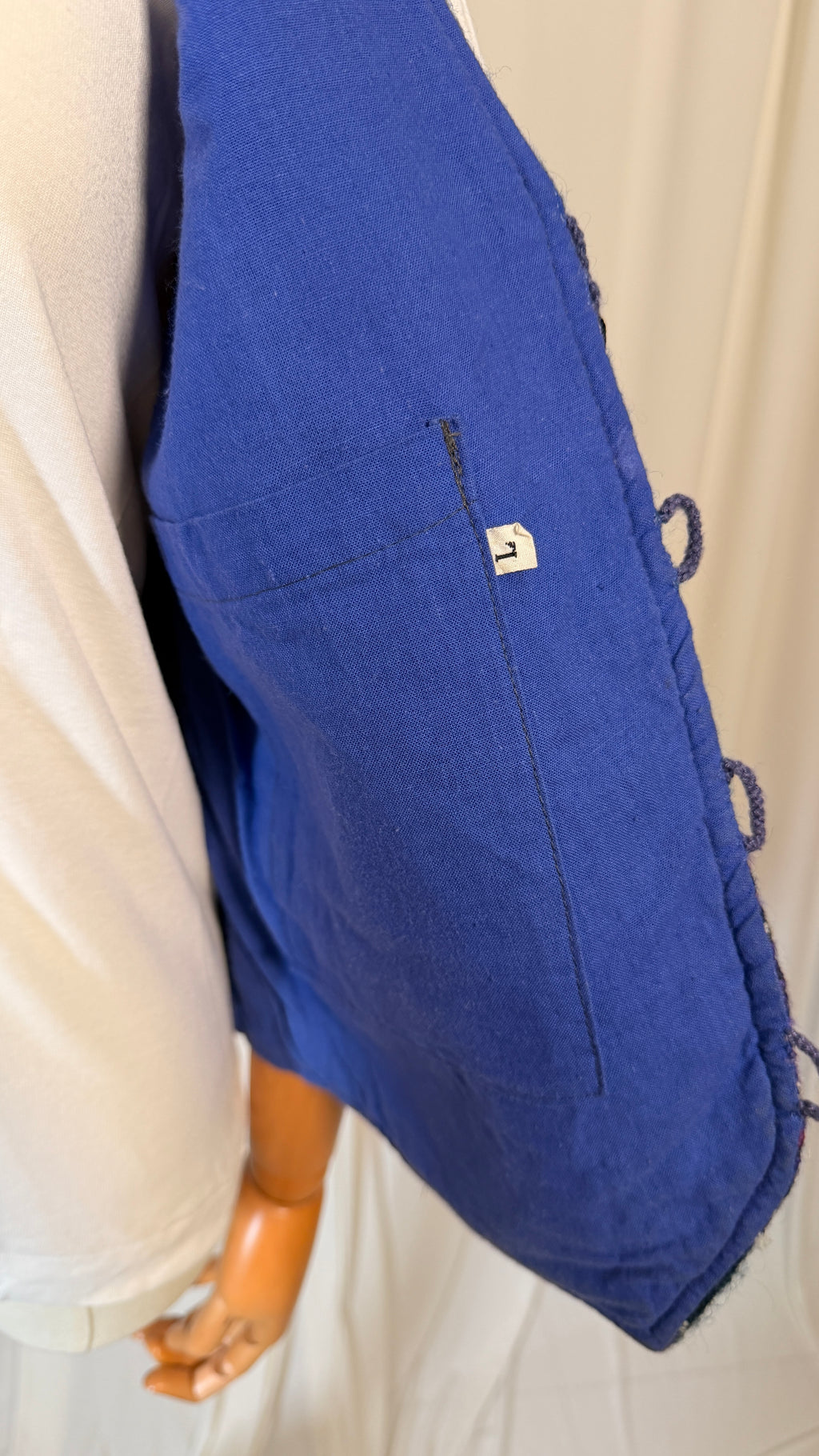 Vintage Blue Vest