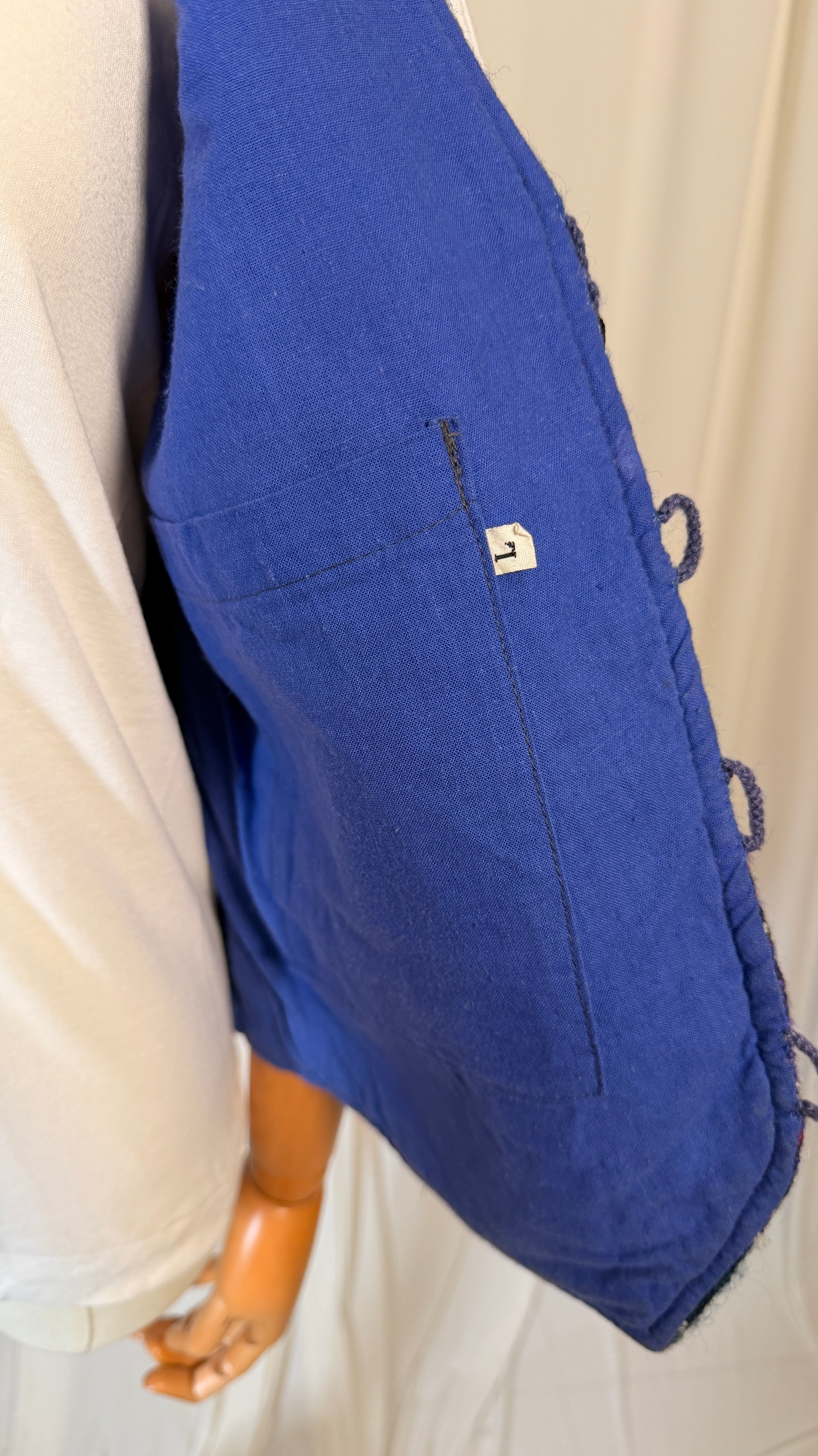 Vintage Blue Vest