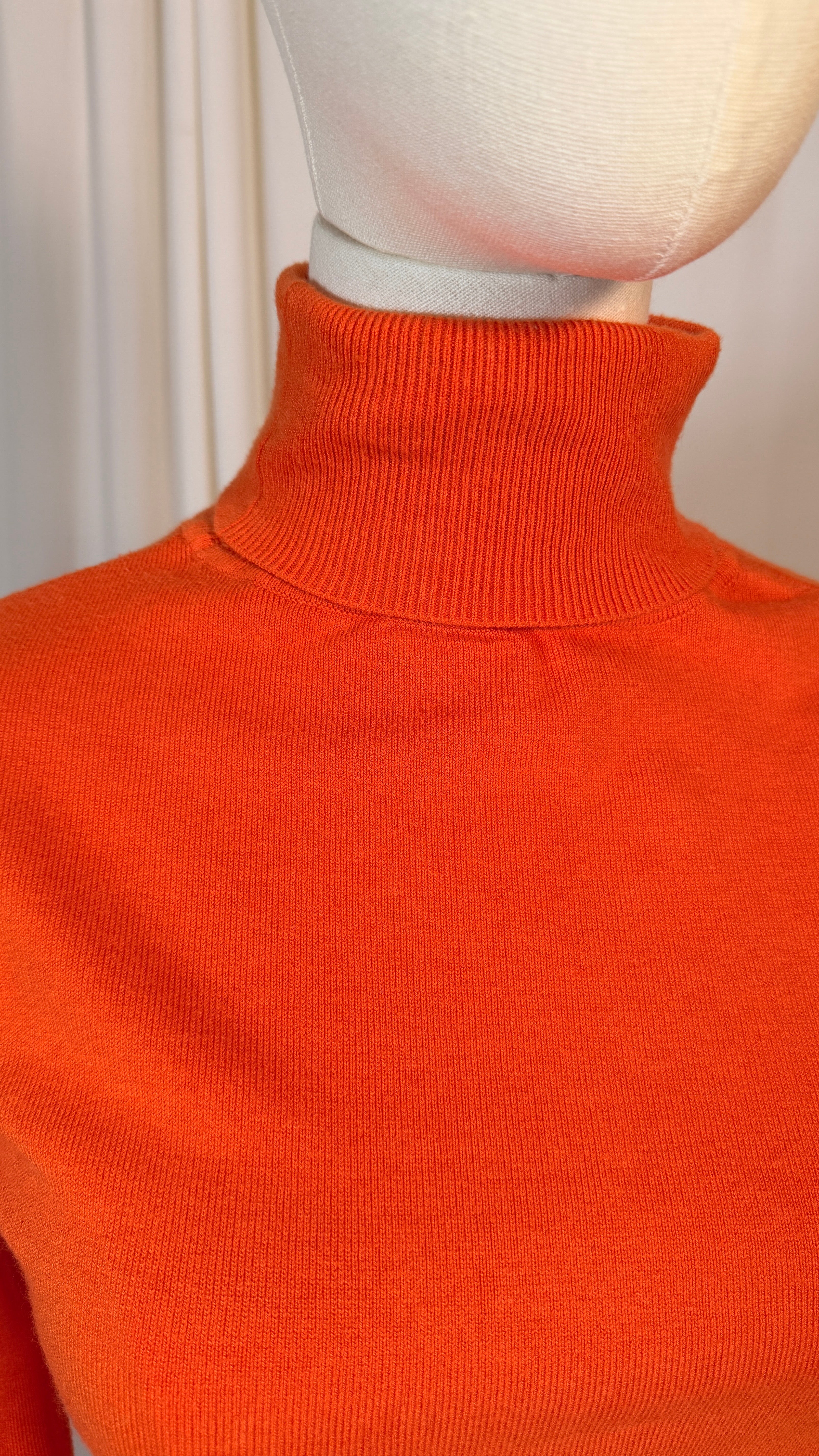 Col roulé vintage orange [S/M]