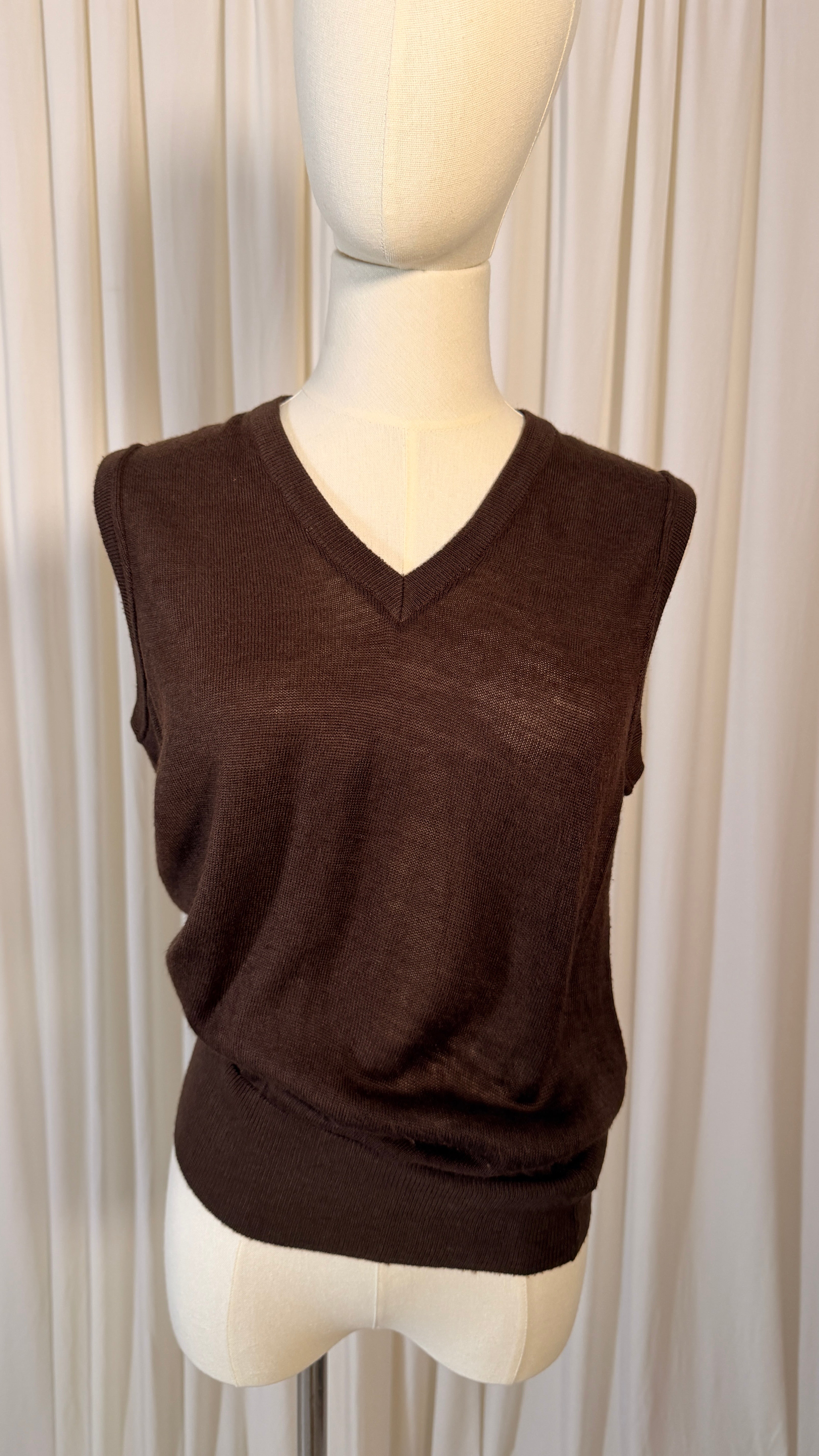 Brown vest