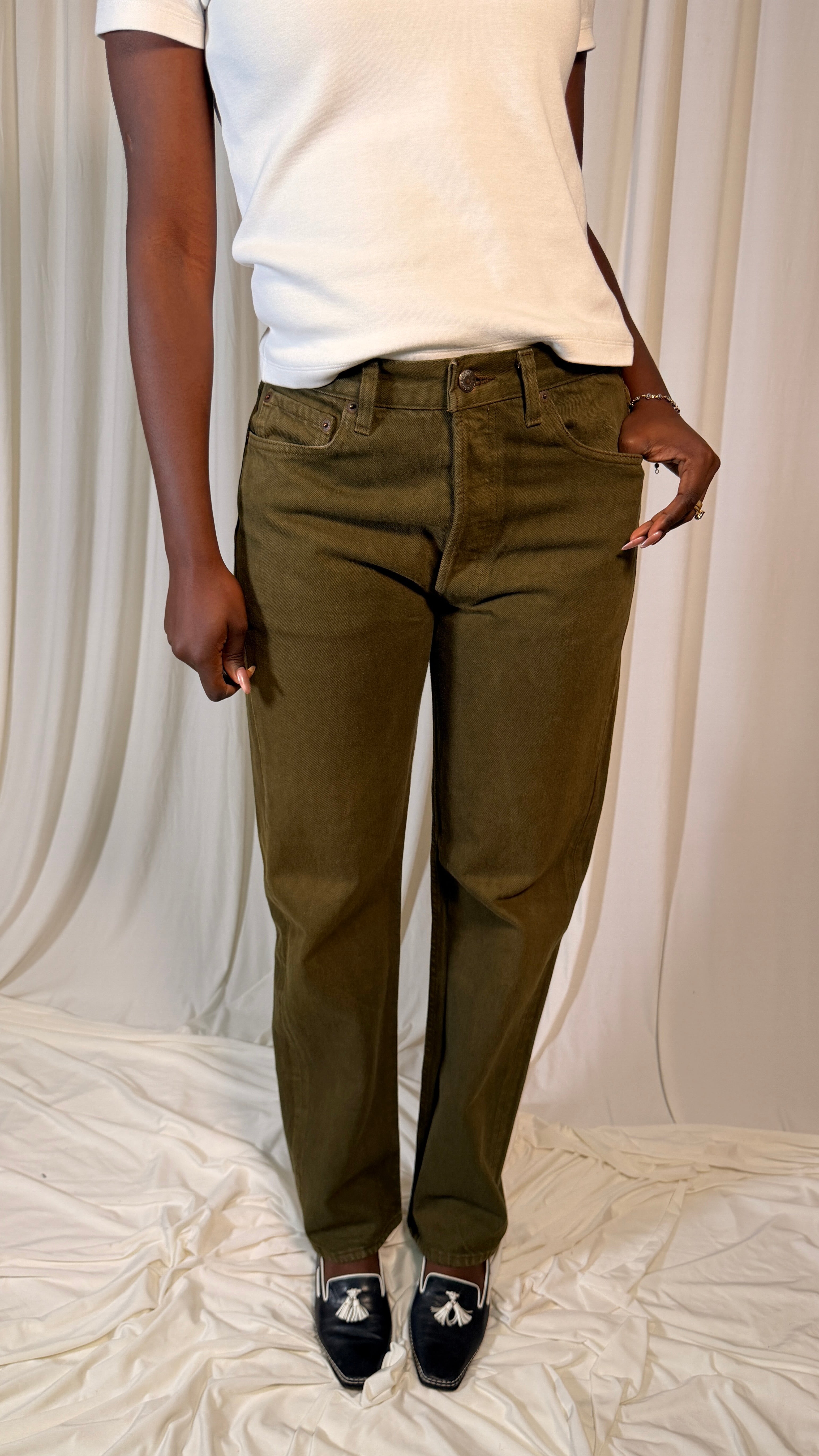 Levi's 501 vintage vert armée [40]