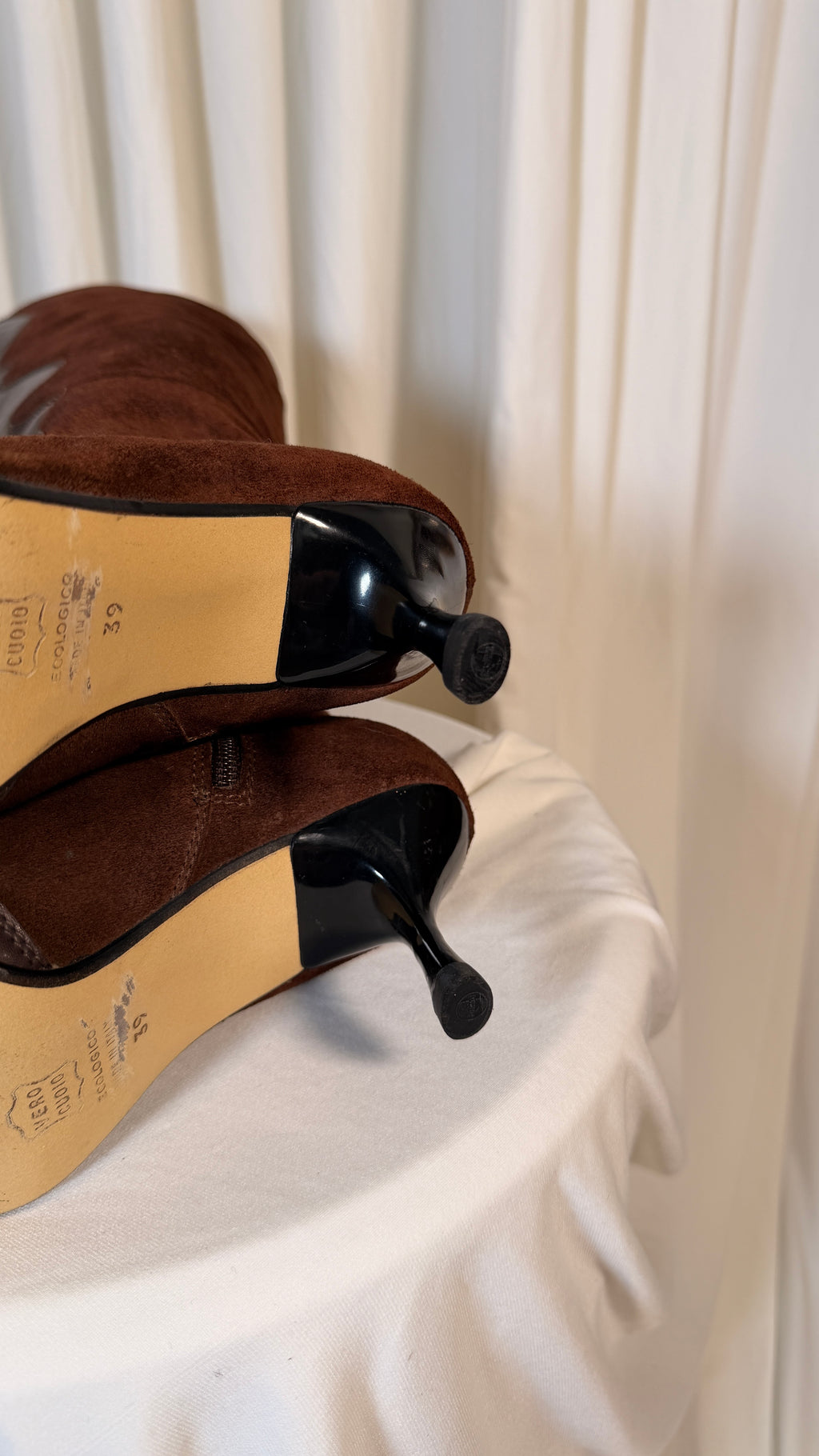 Brown Vintage Leather Boots [39]