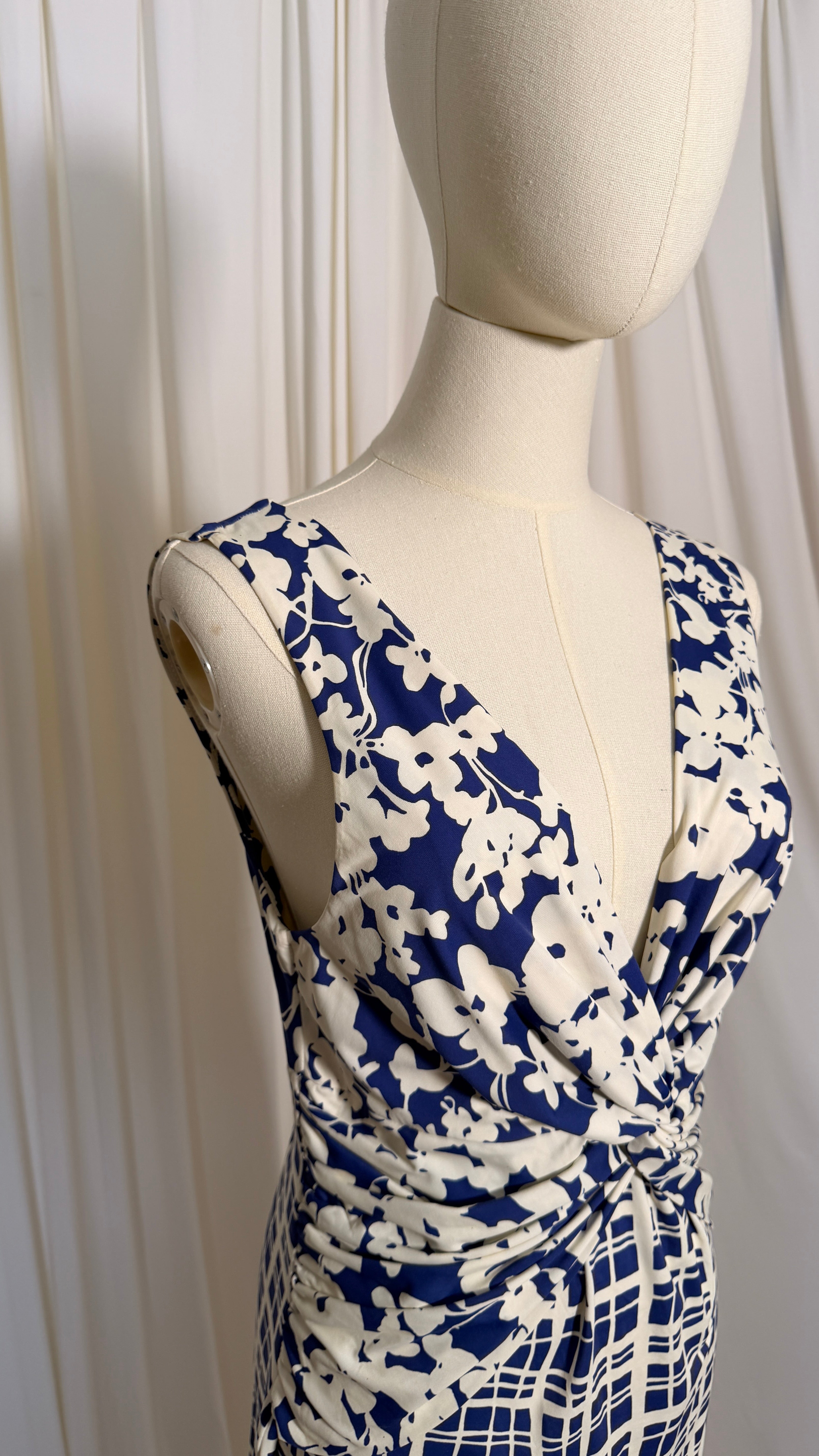 Vintage Blue and White dress [M]