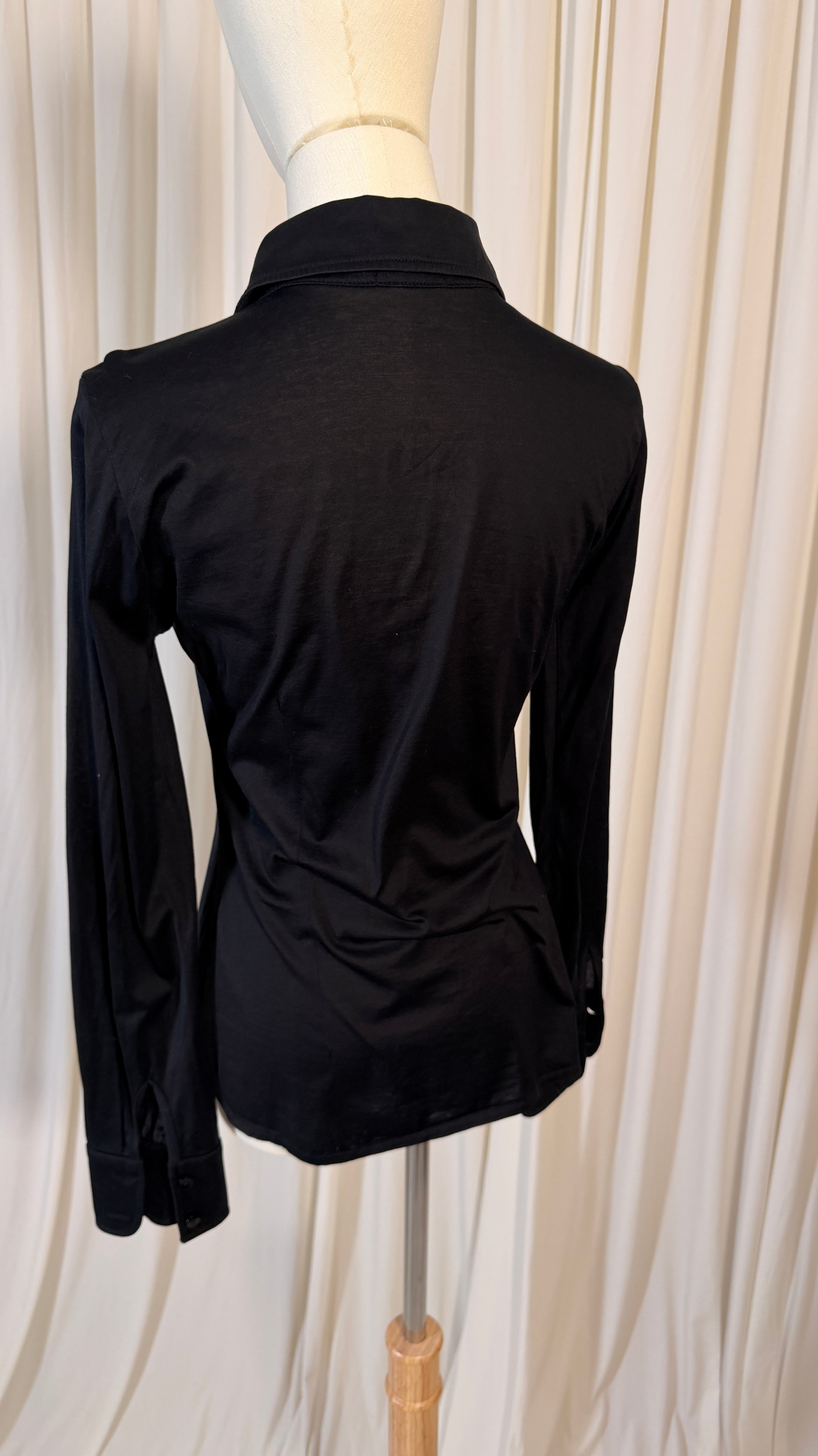 Chemisier noir vintage [S]
