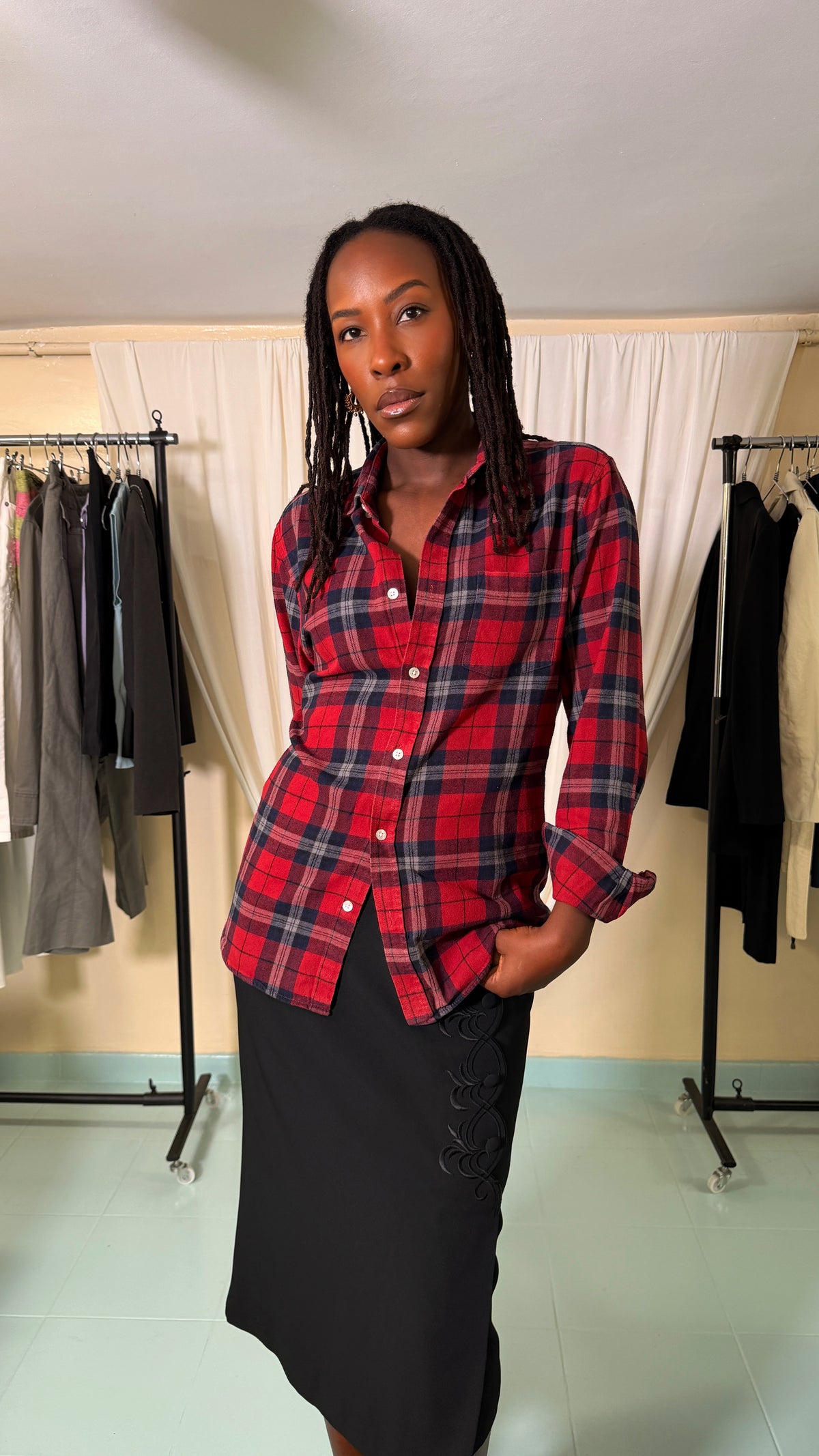 Vintage Red Lumber Shirt [M]