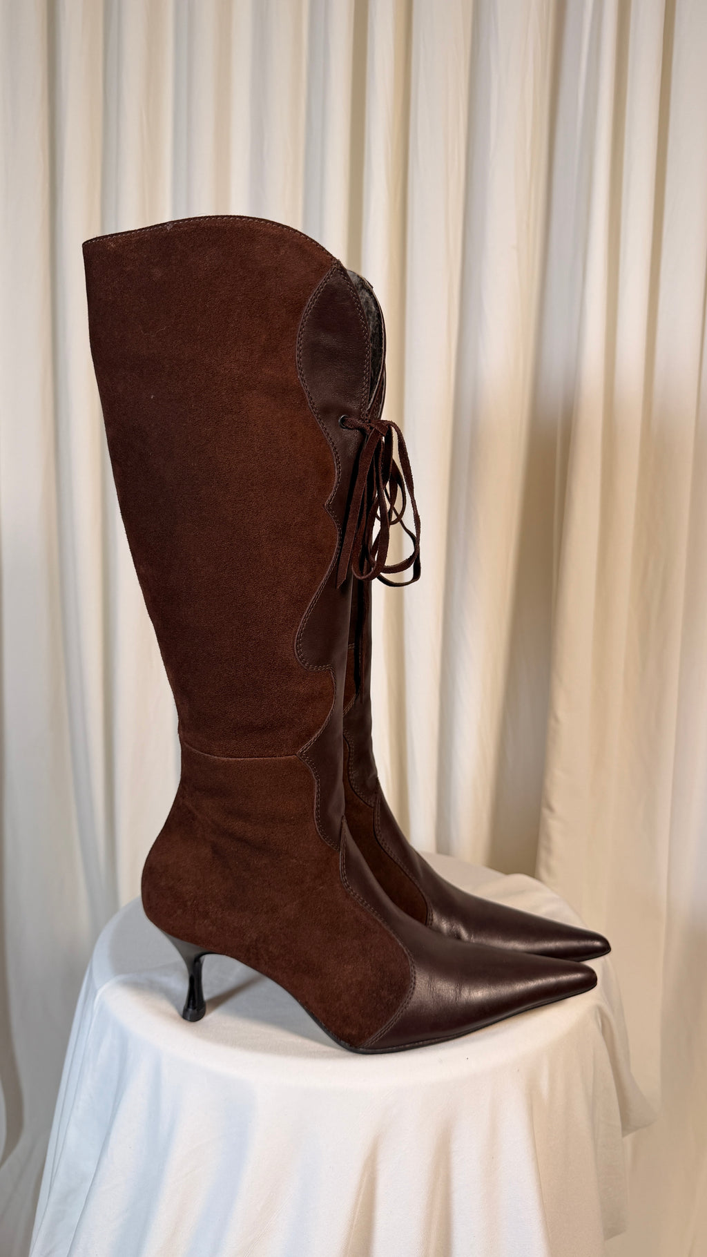 Brown Vintage Leather Boots [39]