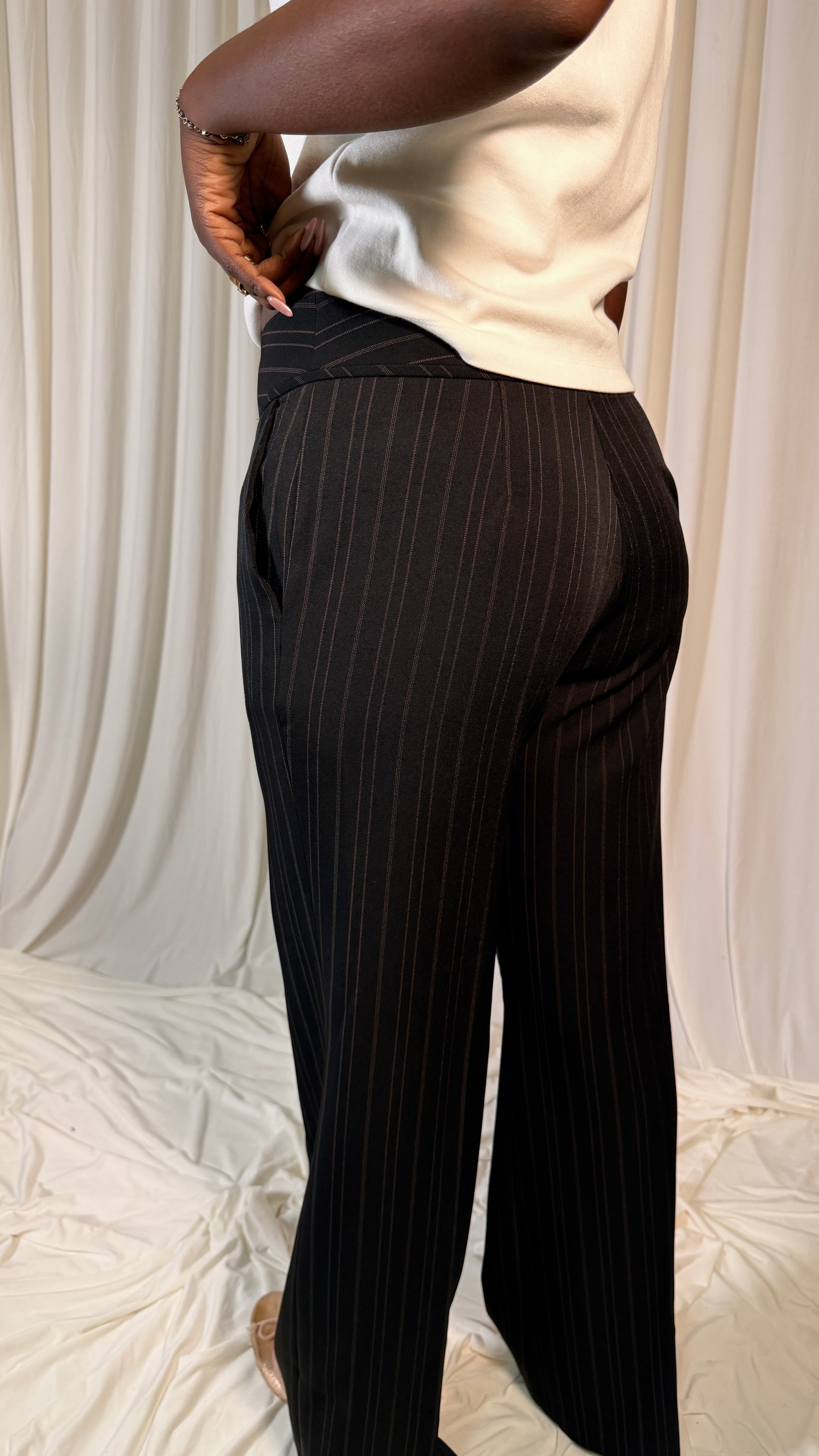 Pantalon Vintage à Rayures [38]