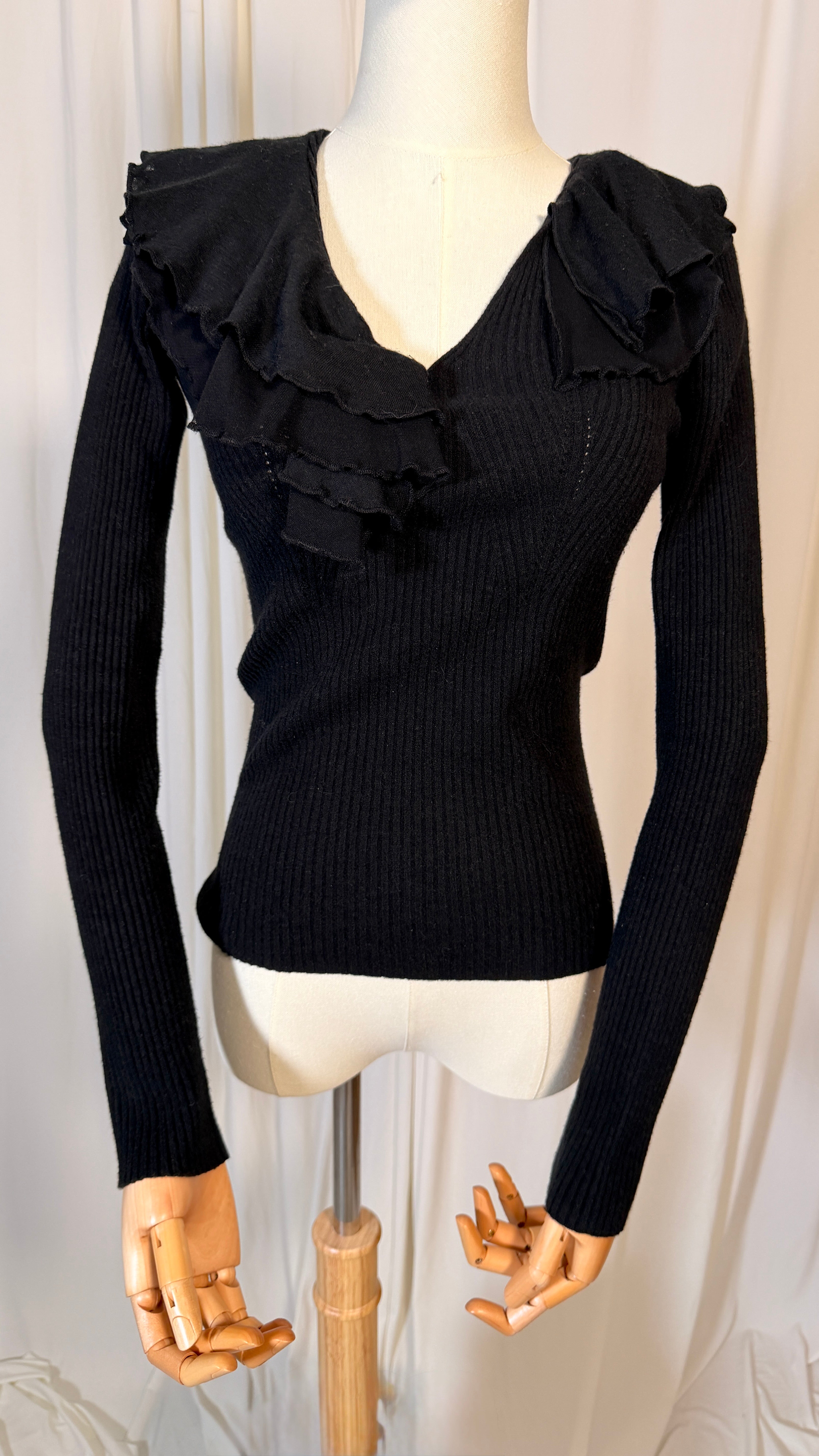 Pull vintage à volants [S/M]