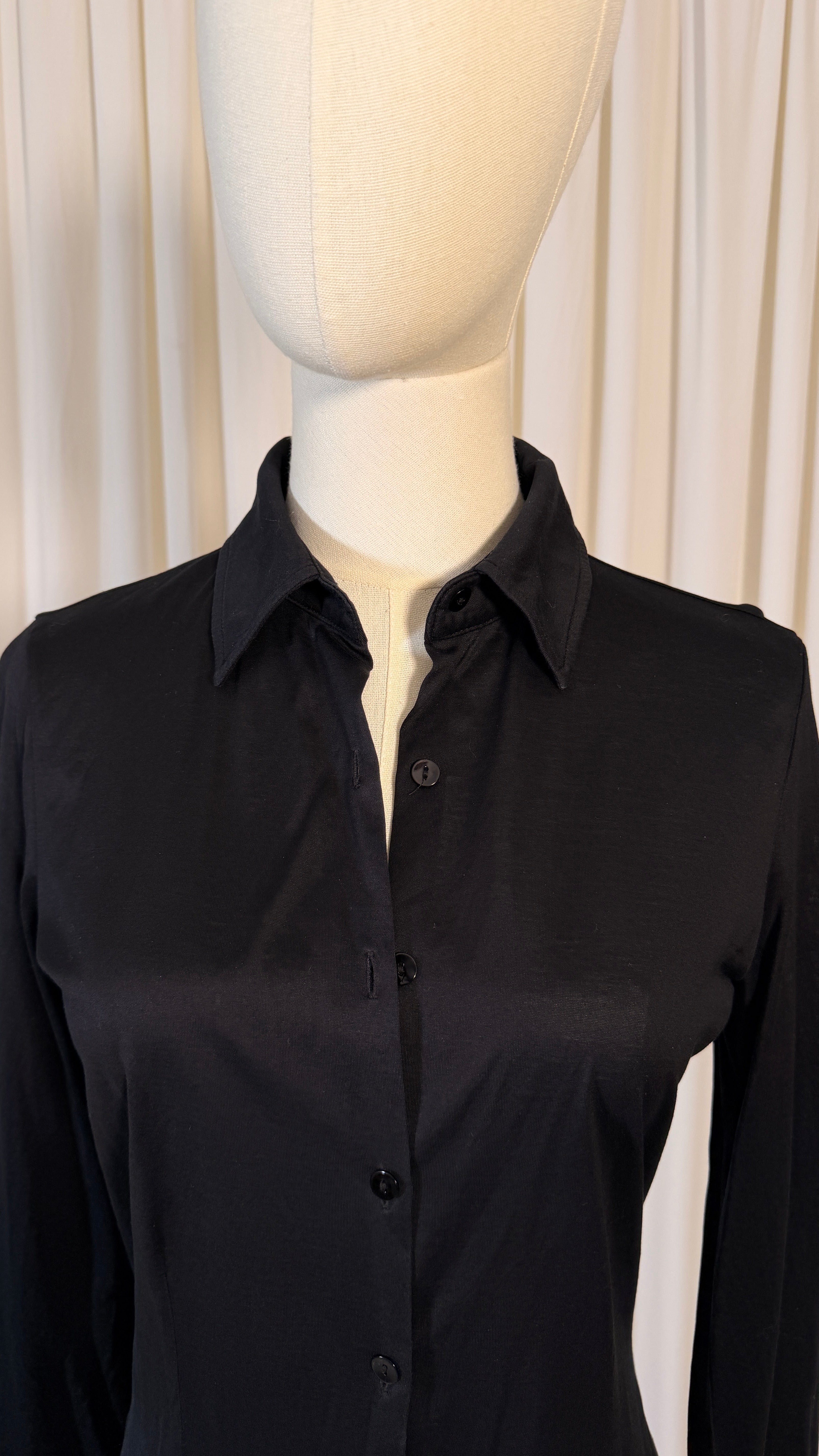 Chemisier noir vintage [S]