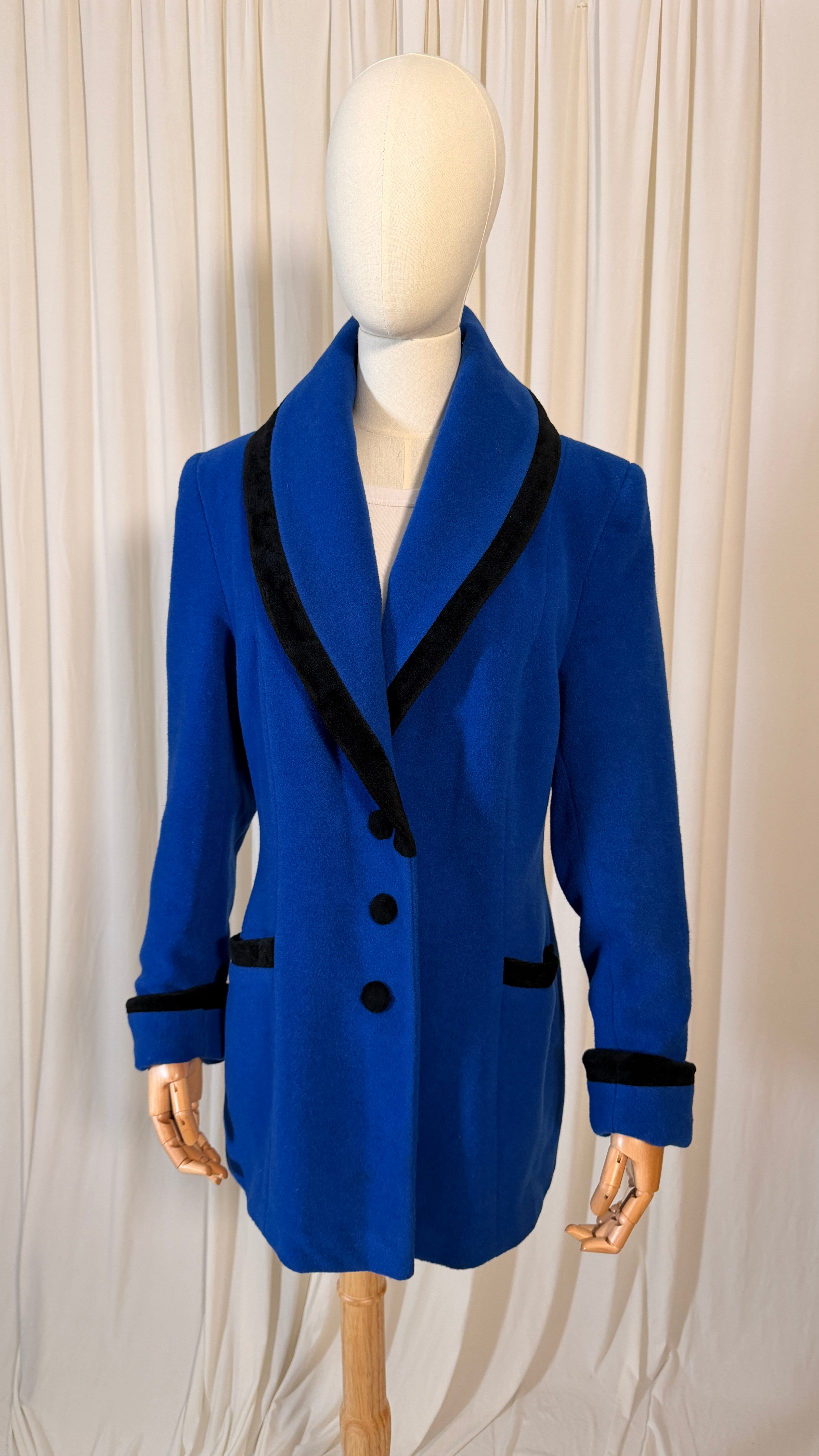 Veste bleue vintage années 80 [M]