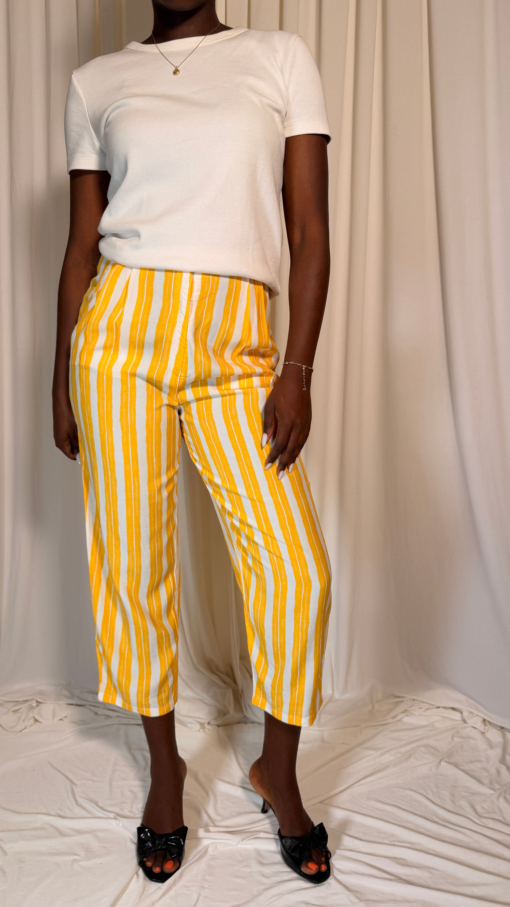 Yellow Stripe Trousers [M]