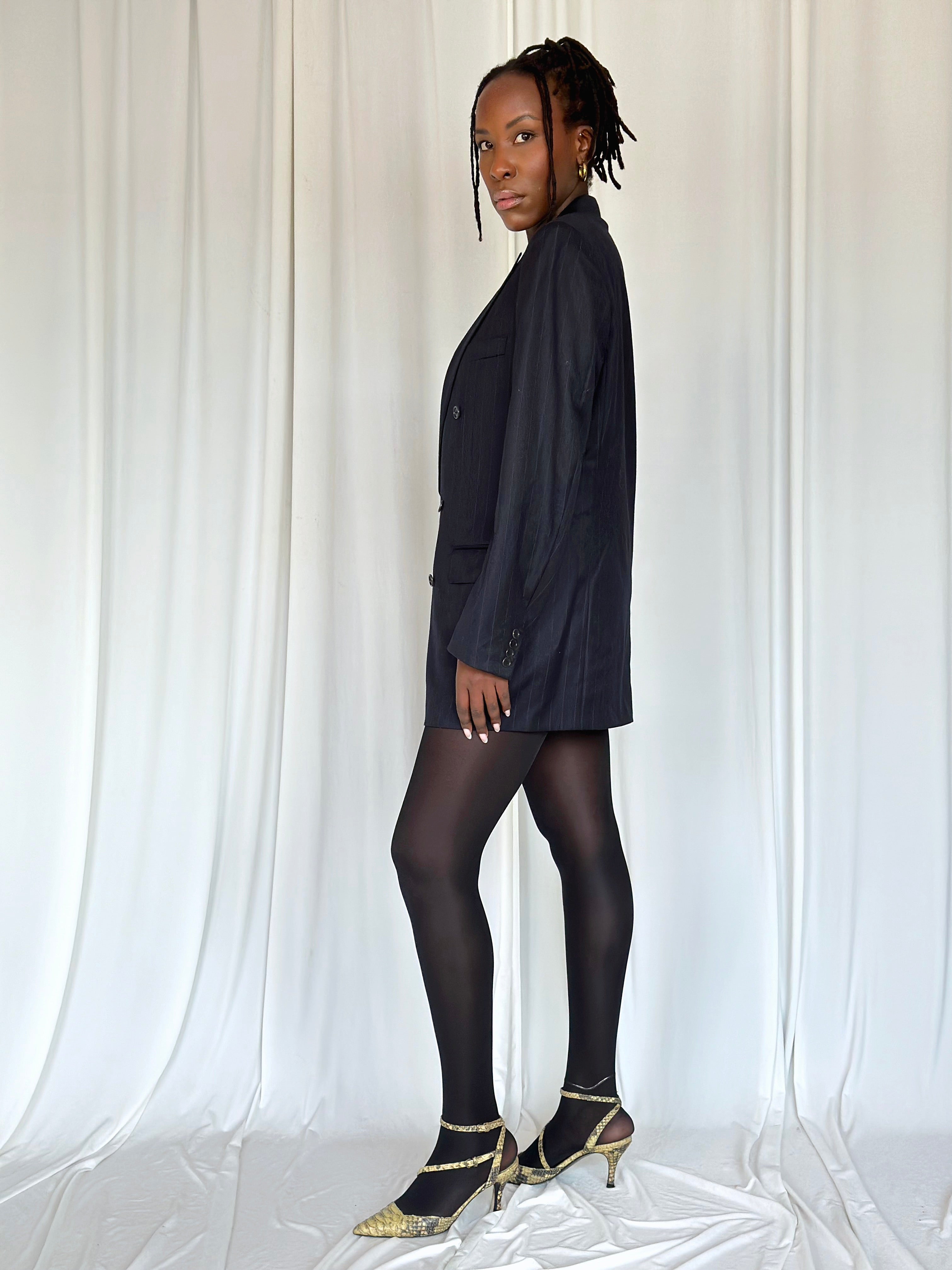 Pinstripe Blazer [M/L]