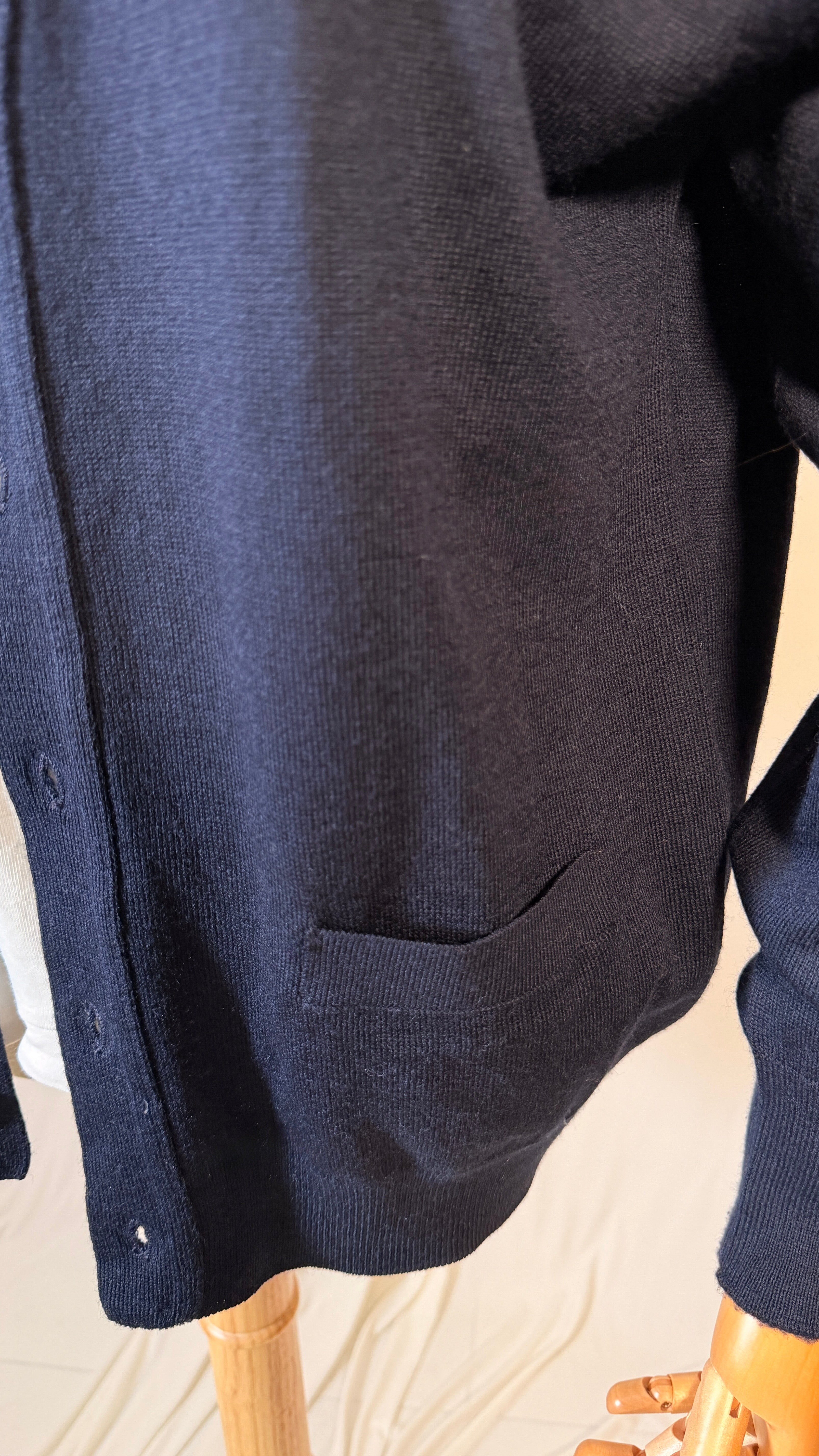 Cardigan vintage bleu marine [M/L]