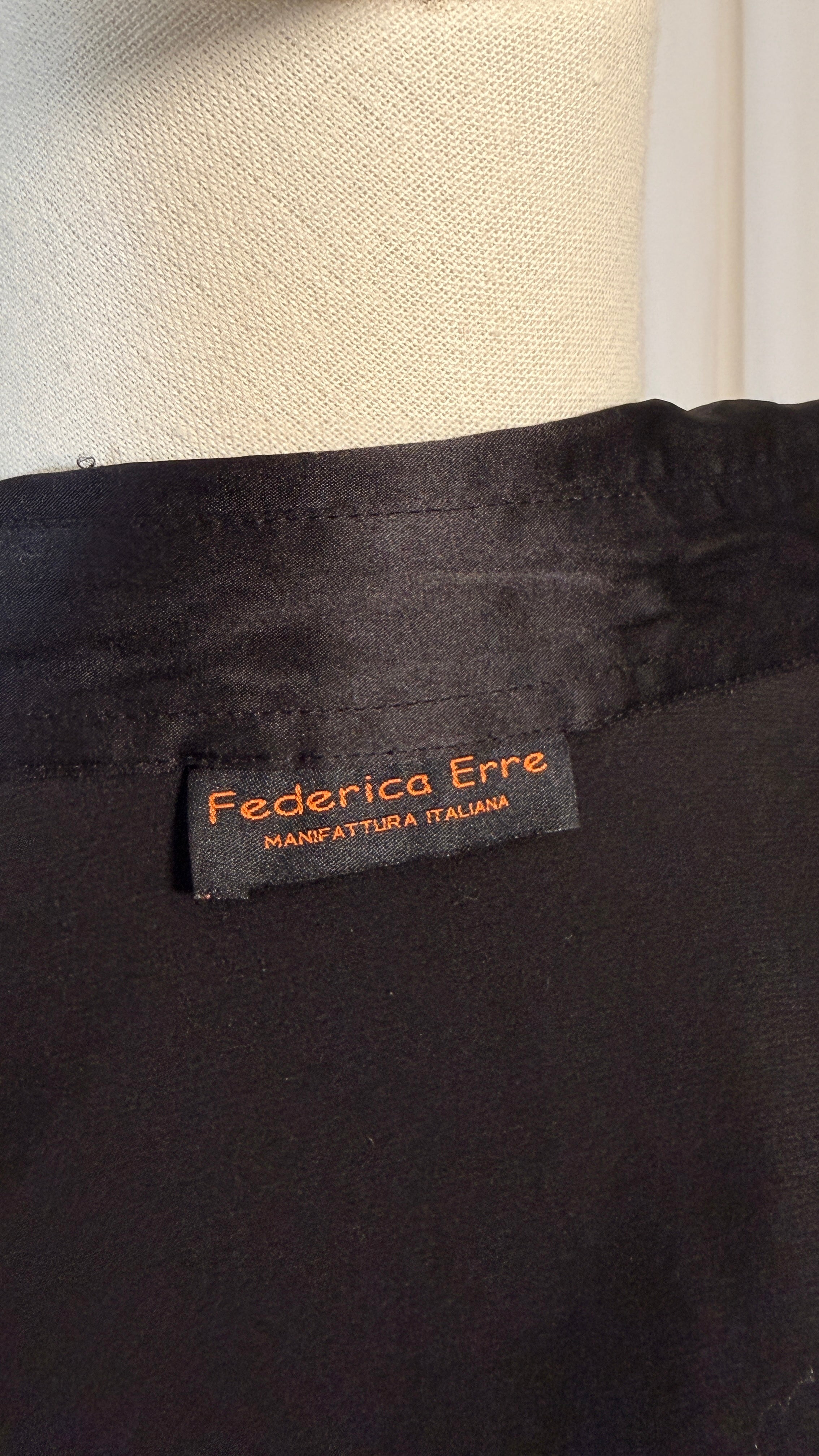 Black Silky Shirt [S]