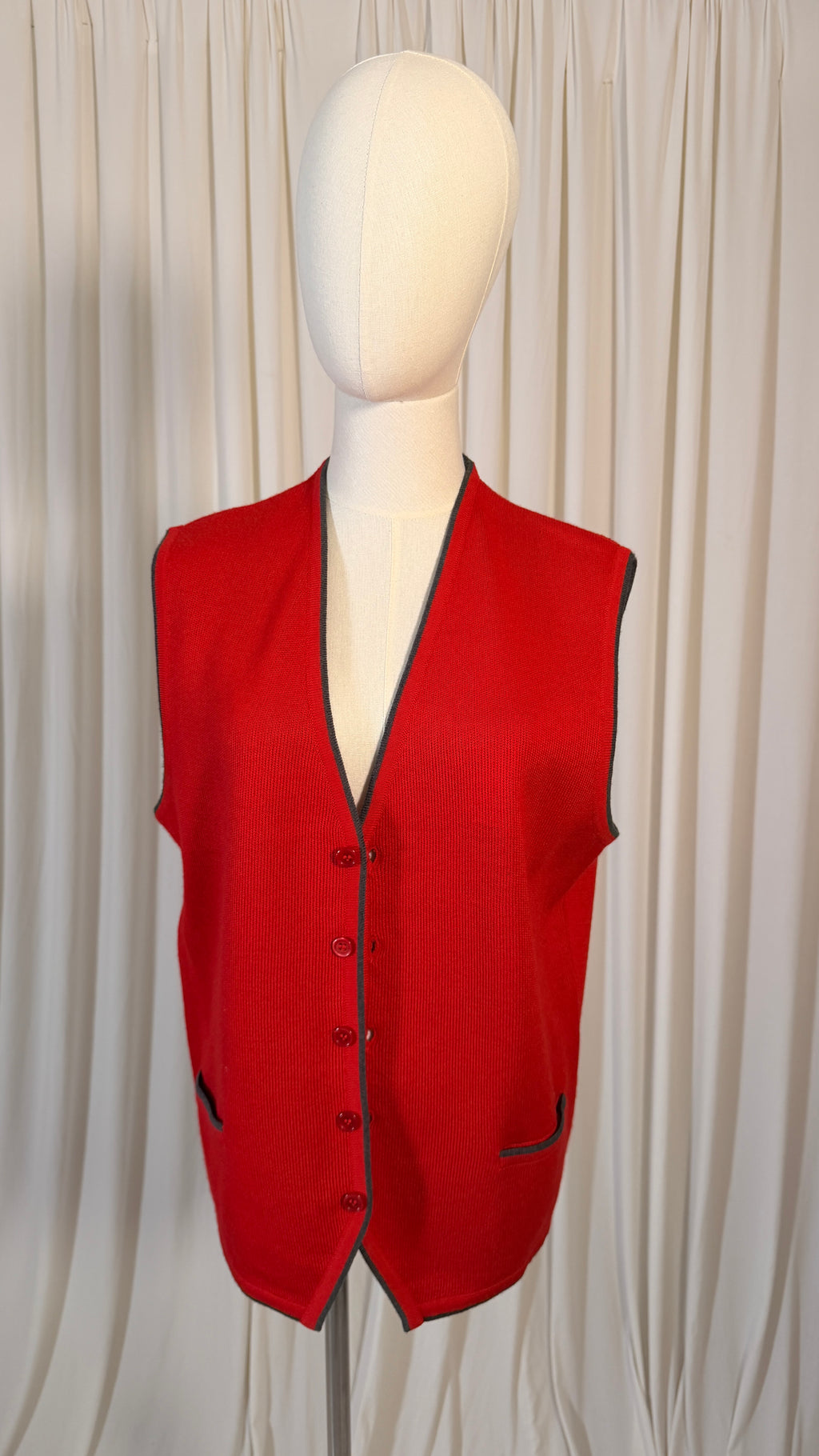 Gilet Vintage Rouge [L]