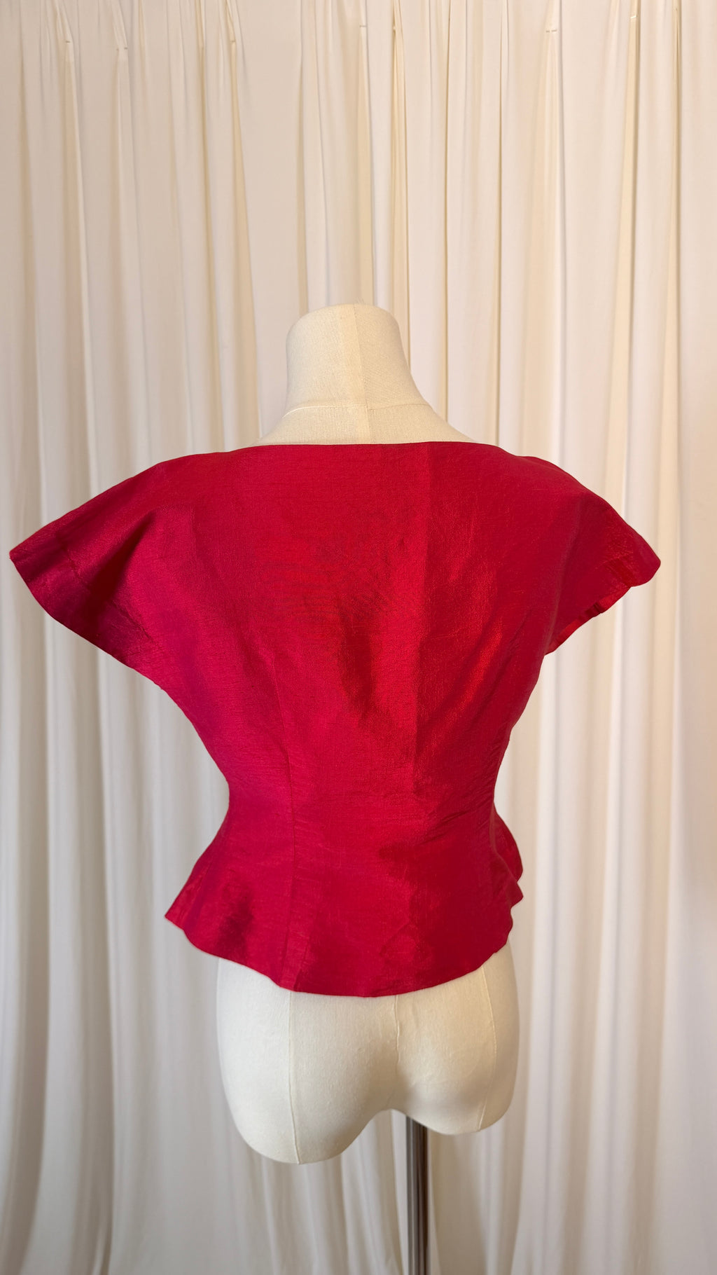 Pink Silk Blouse