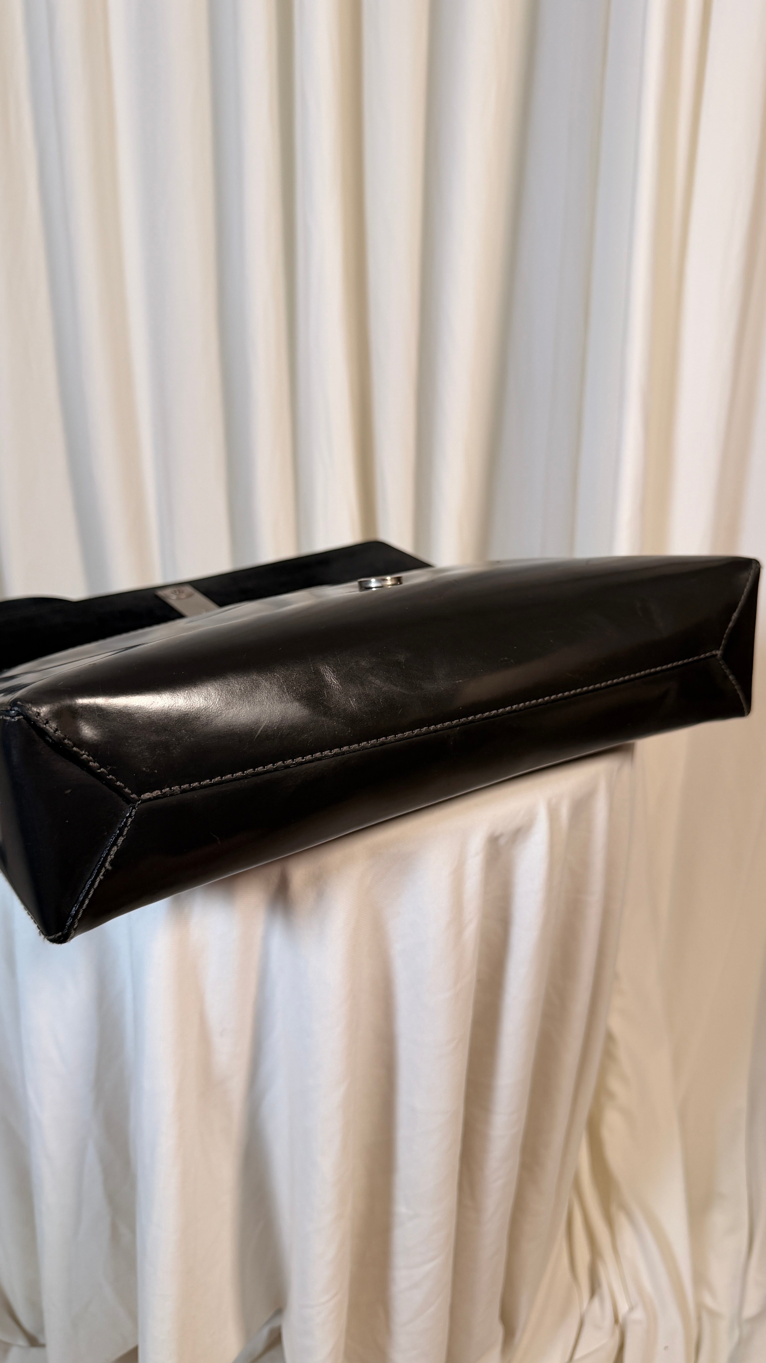 Sac vintage en cuir style enveloppe