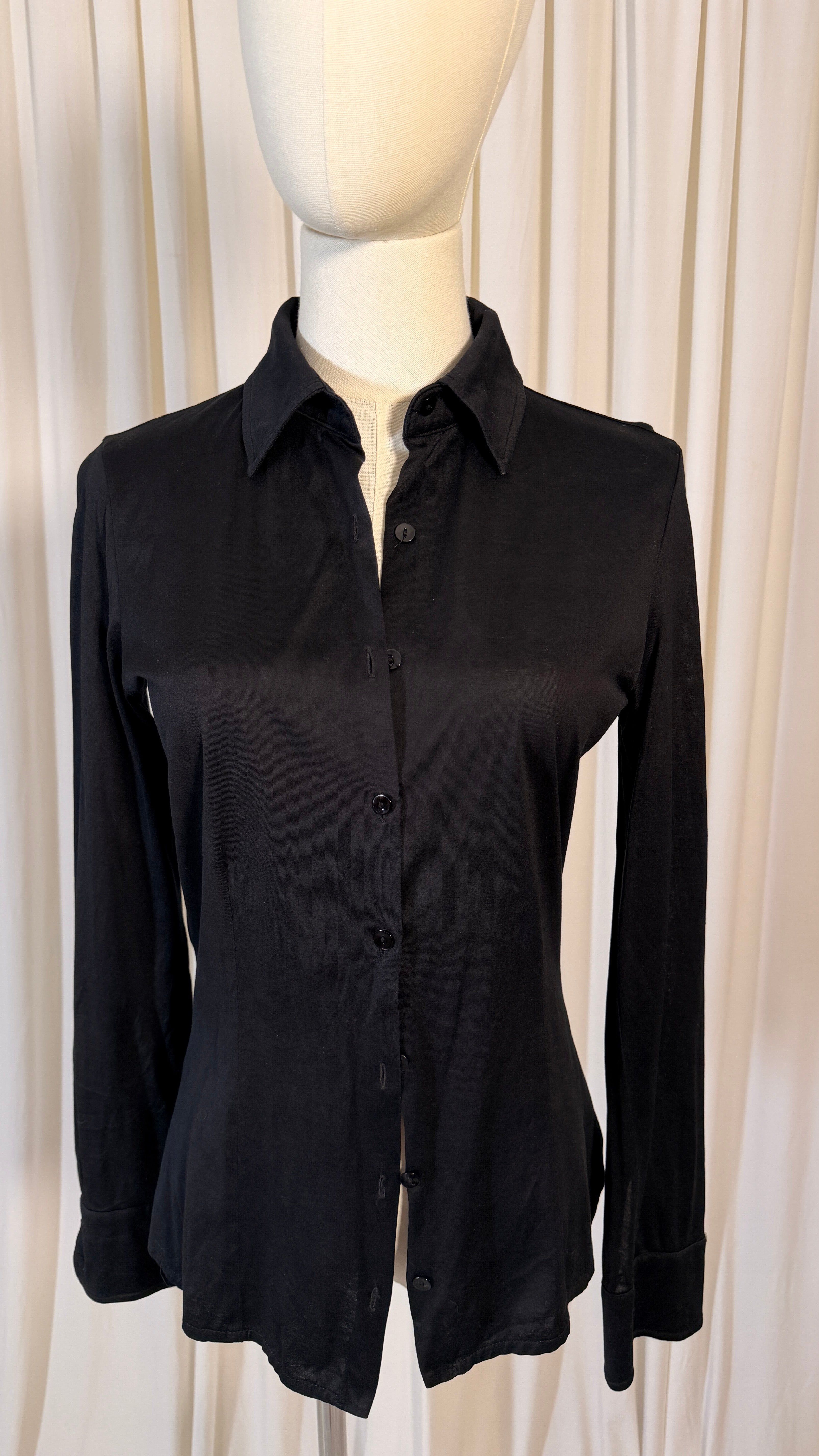 Chemisier noir vintage [S]