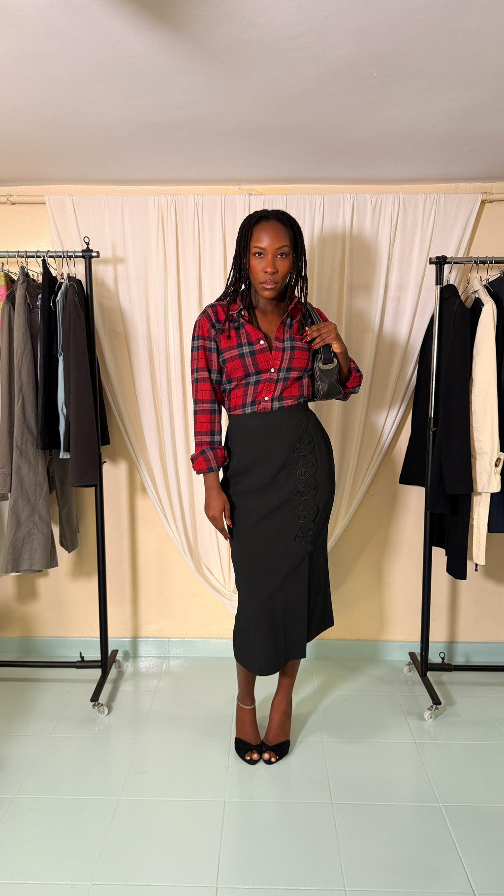 Vintage Black Skirt [38]