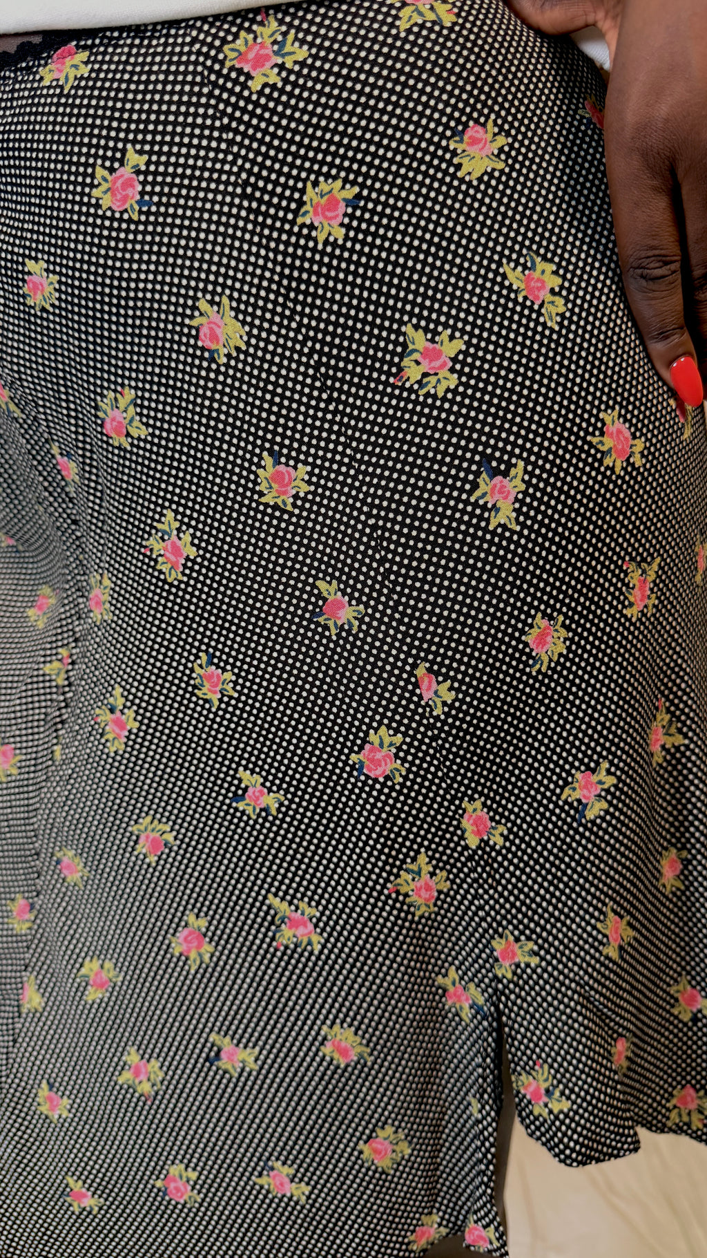 90s Floral Skirt [S]