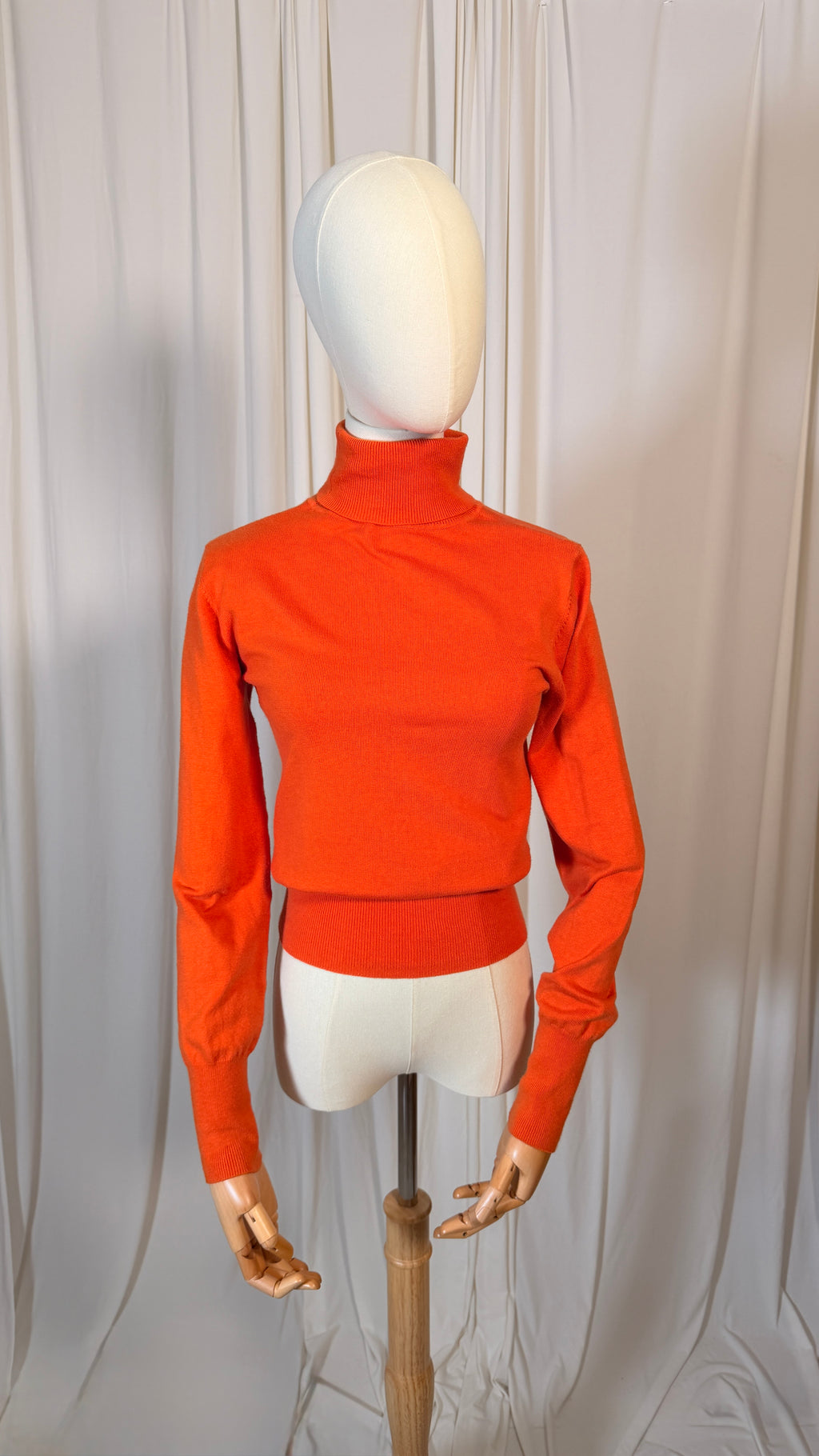 Col roulé vintage orange [S/M]