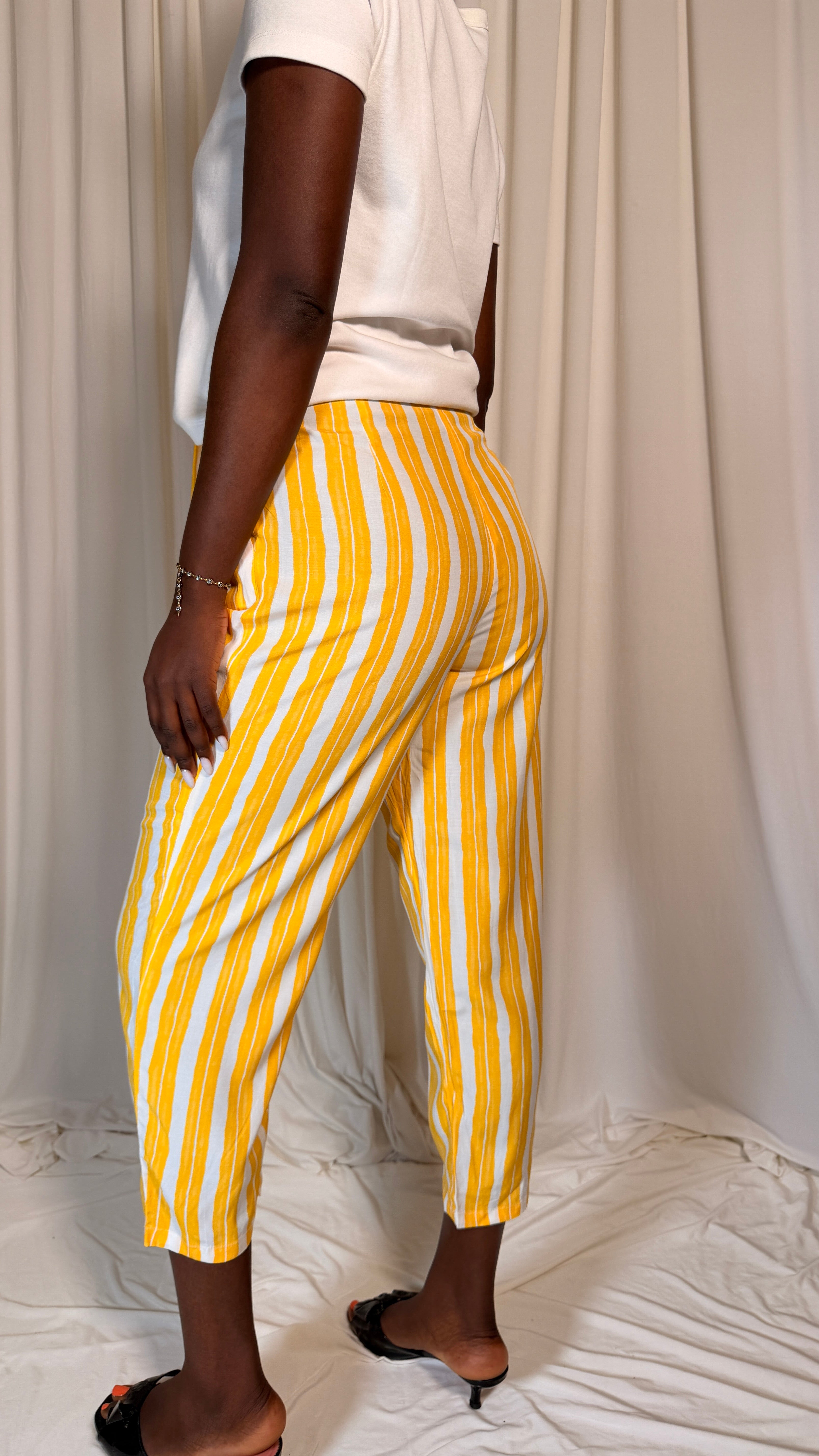 Yellow Stripe Trousers [M]