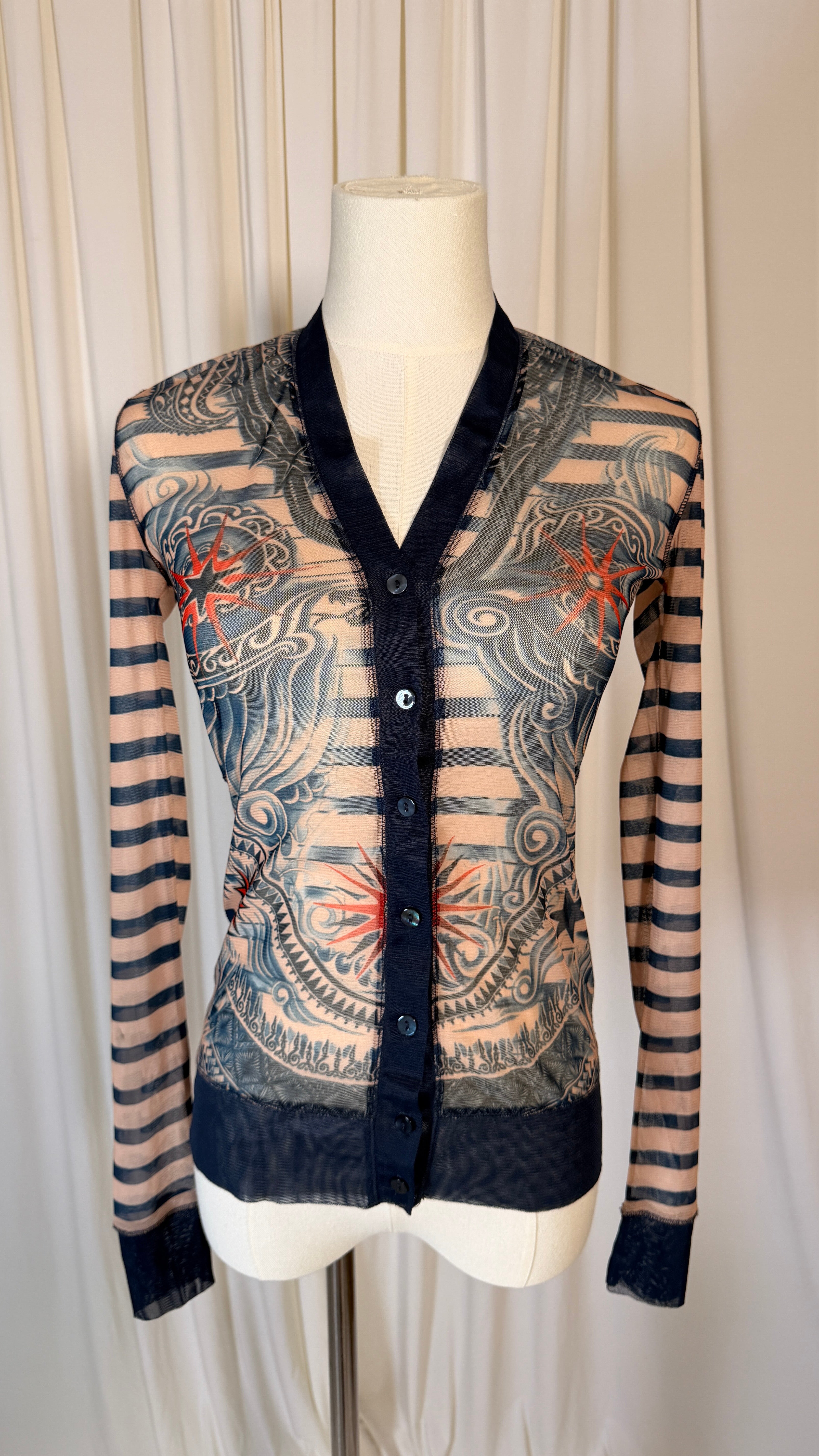 Jean Paul Gaultier Top- Tattoo Collection
