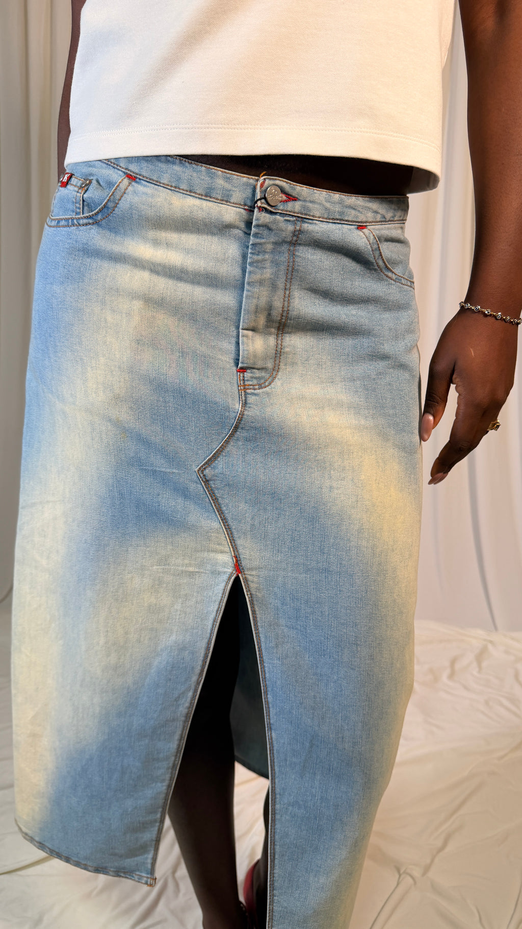 Killah Babe Denim Skirt [L]