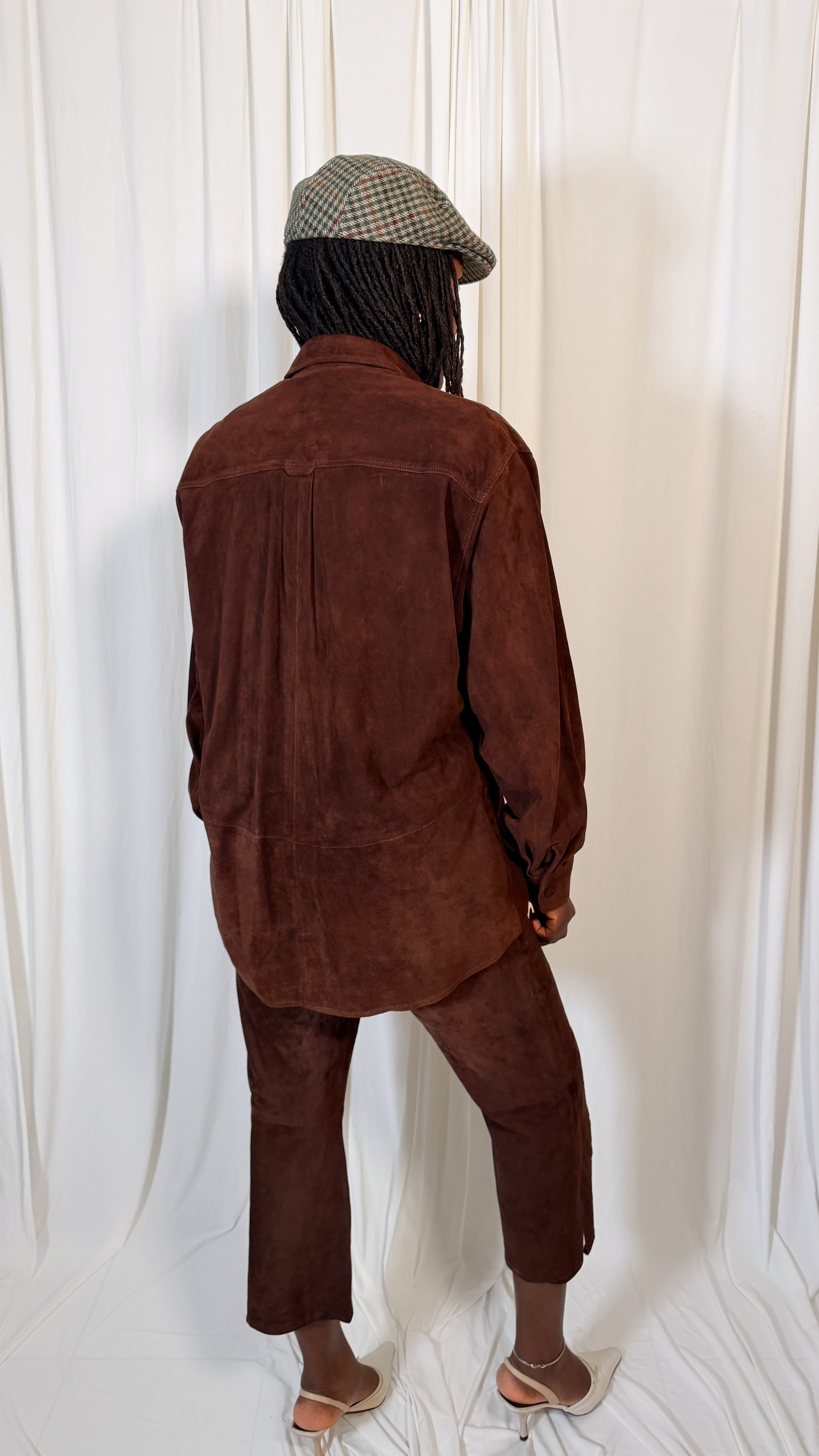 Real Leather Suede Vintage Set [M]