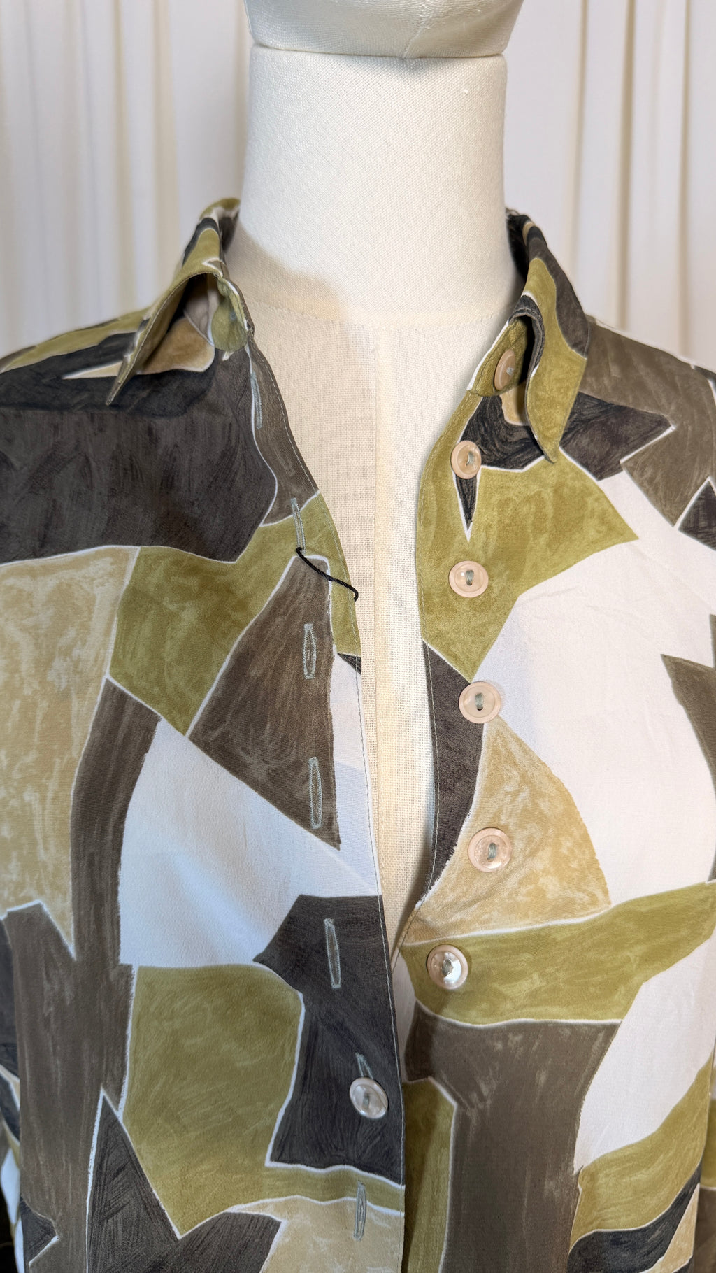 vintage Green Blouse [M]