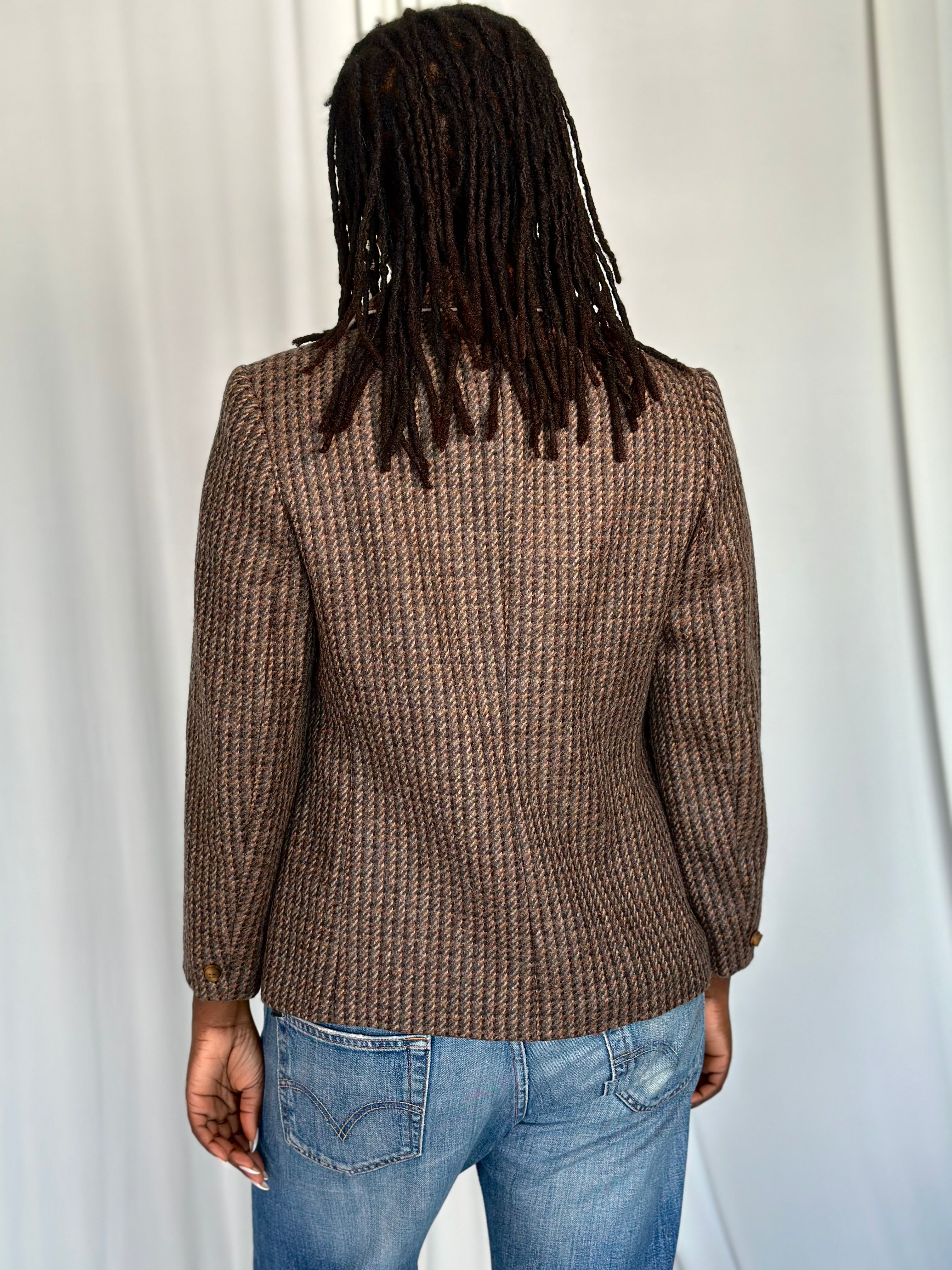 Brown Tweed Blazer [M]