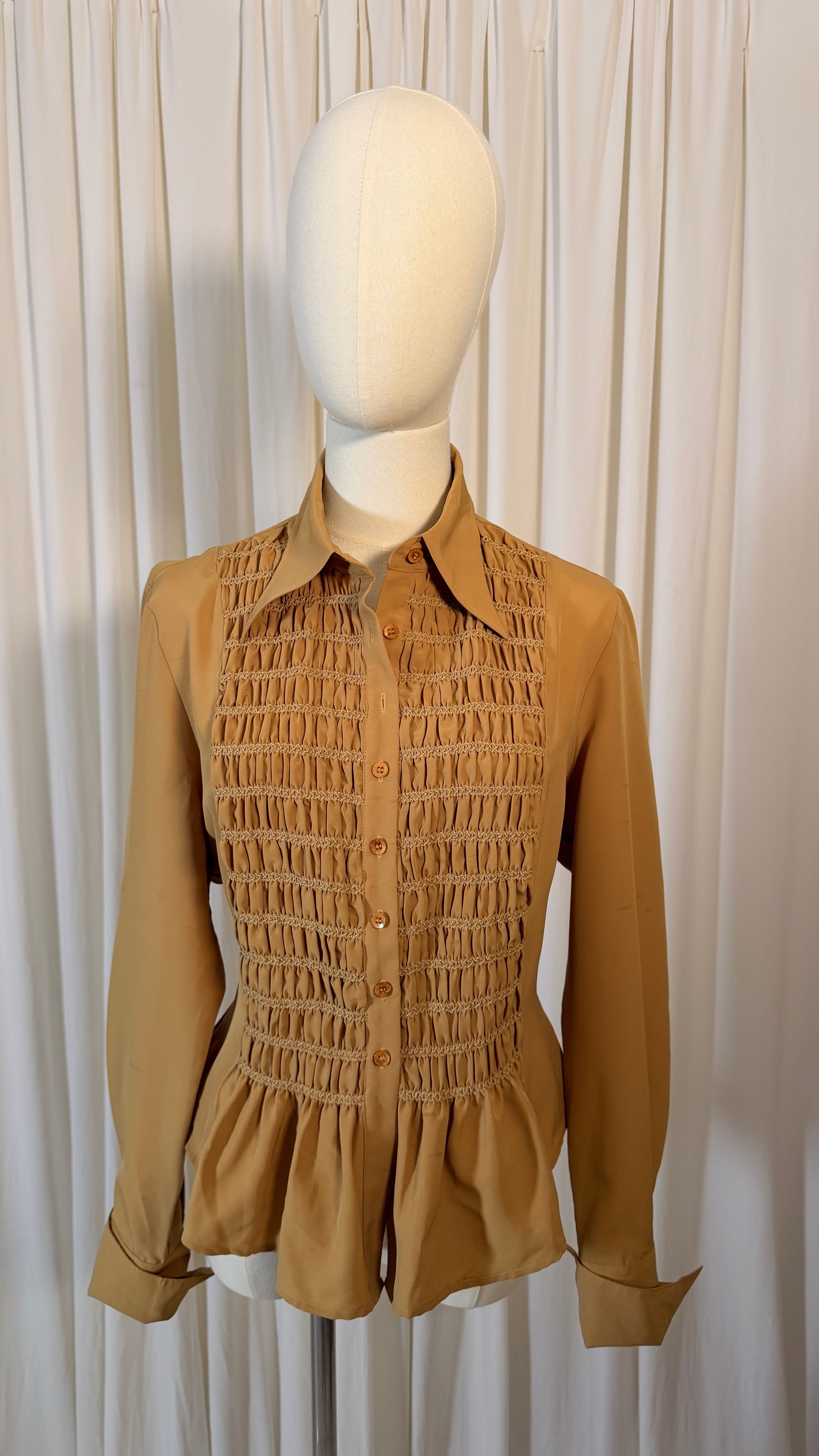 Chemisier vintage marron [40]