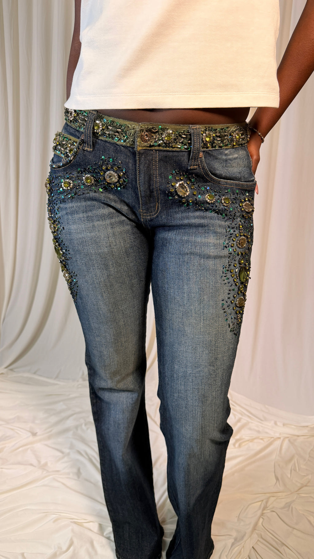 Beaded 2000's Jeans [40]