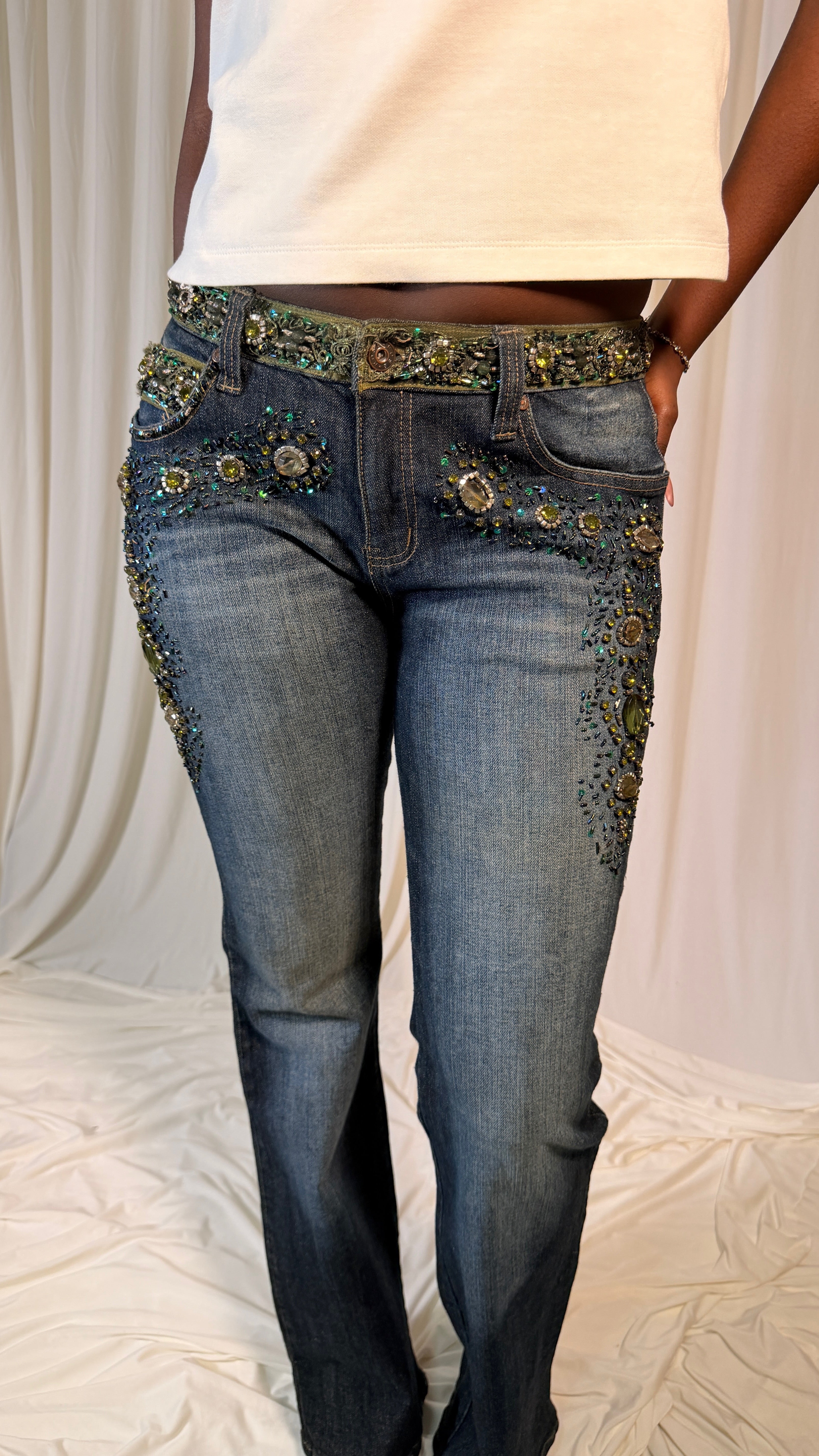 Beaded 2000's Jeans [40]