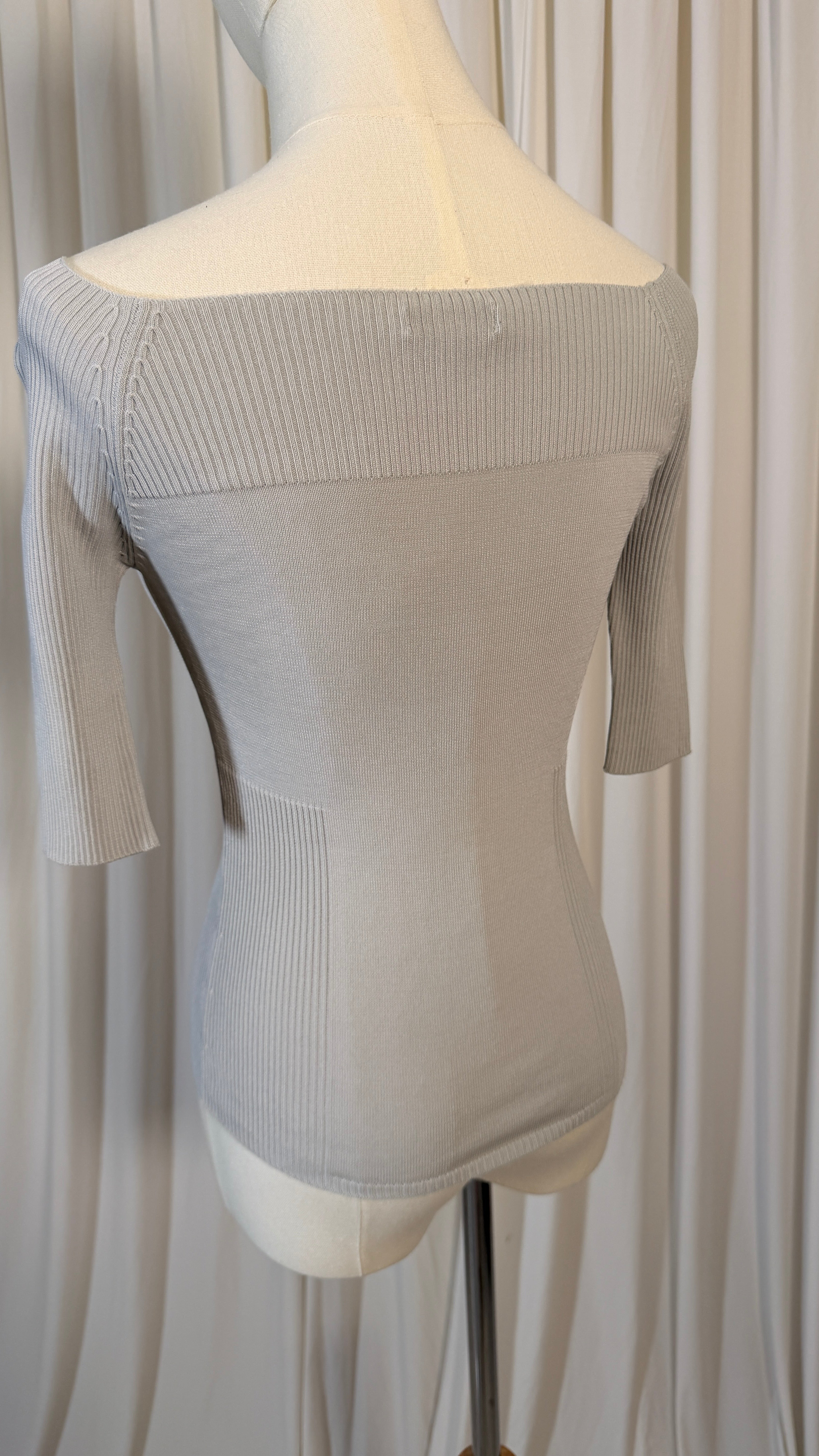 Haut des années 90 à col bateau [S]