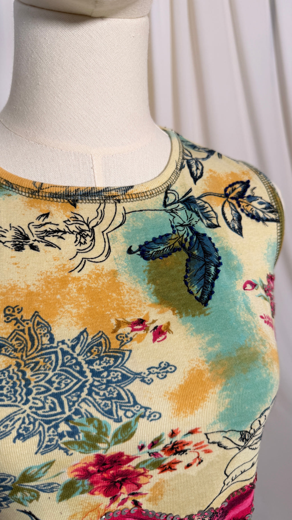 Vintage Beaded Top [M]