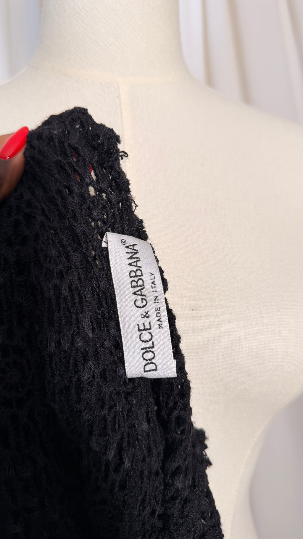 Vintage Dolce & Gabbana Crochet Dress [38]