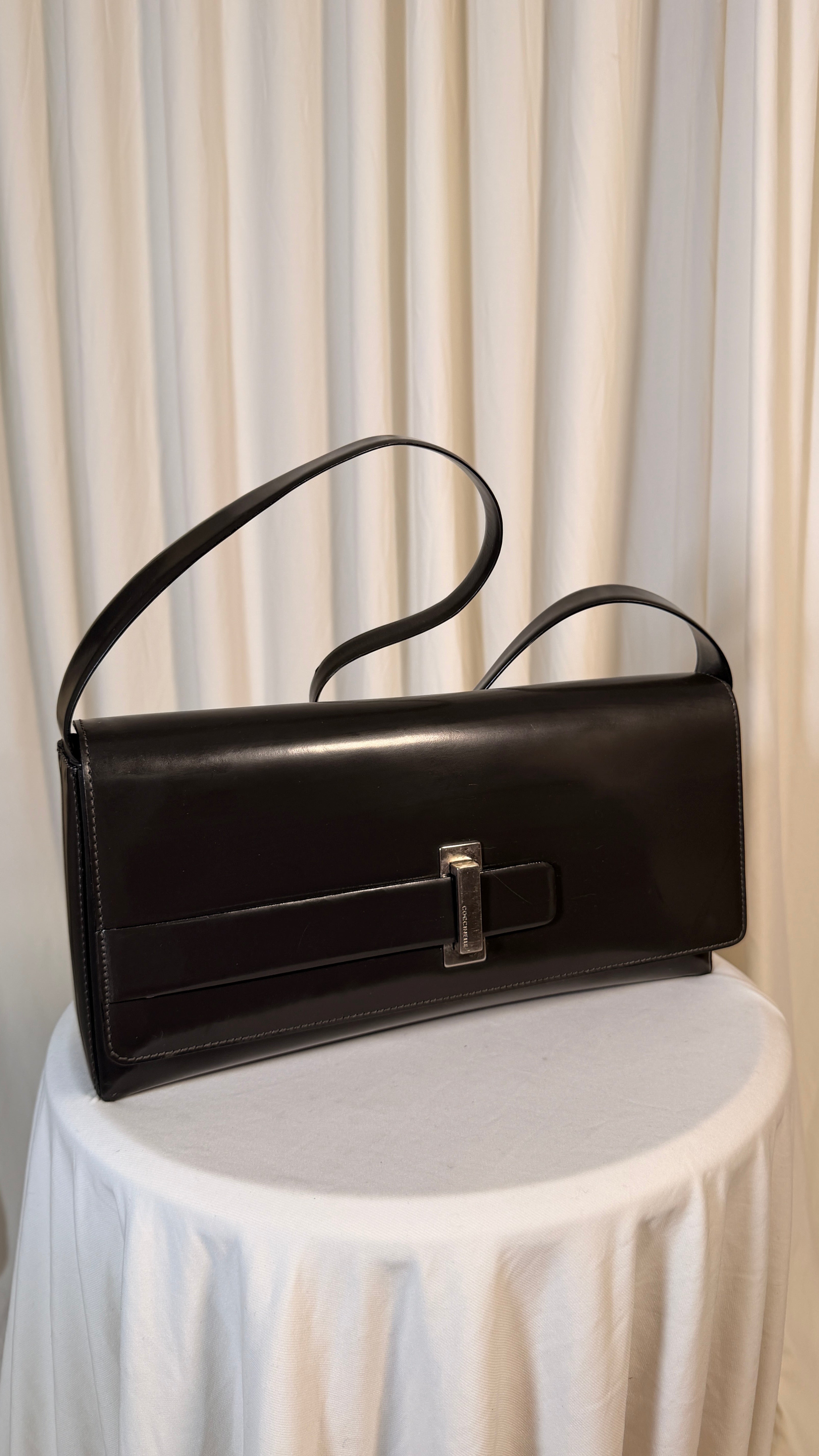 Sac vintage en cuir style enveloppe