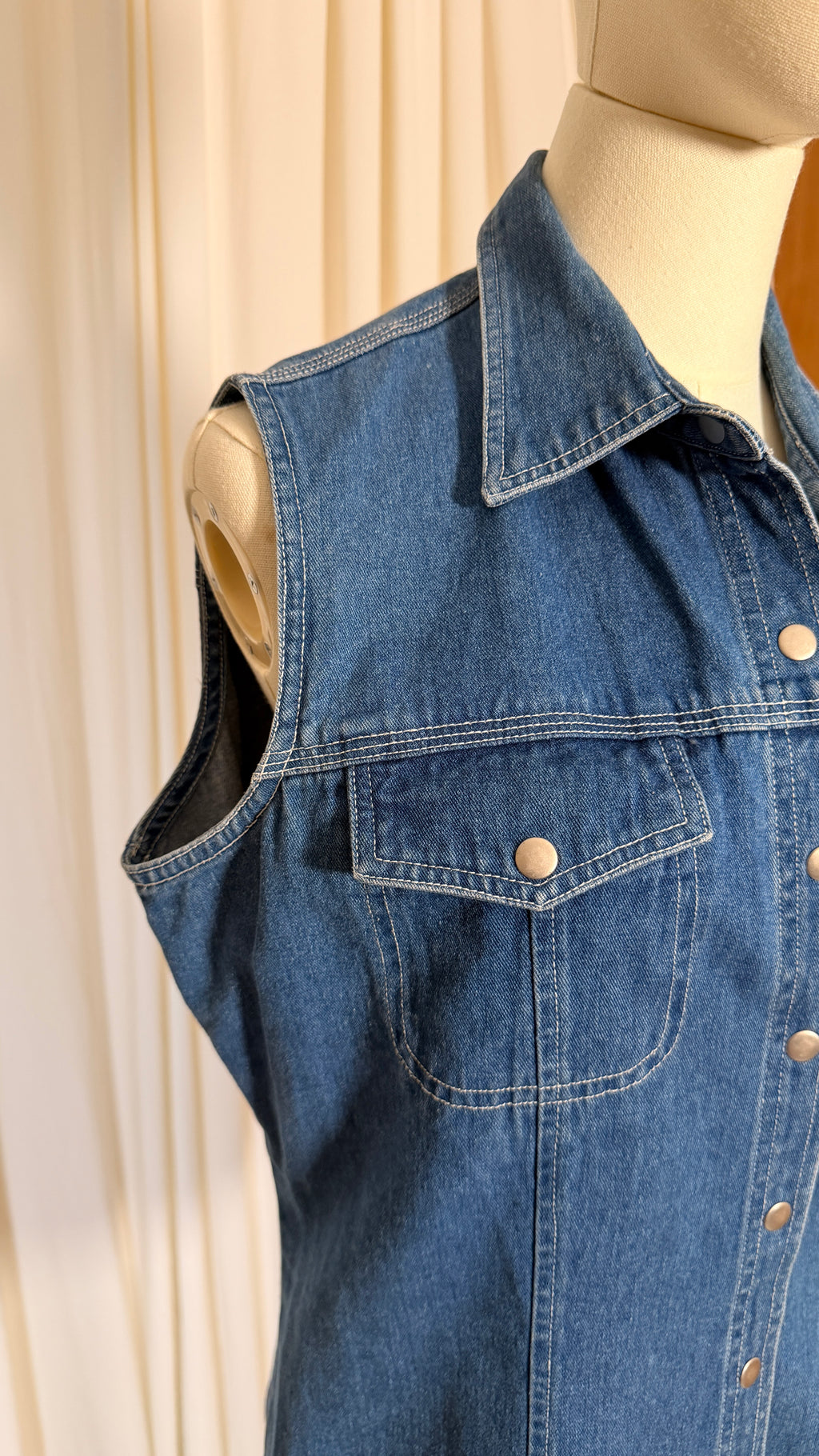 90s Denim Top [L]