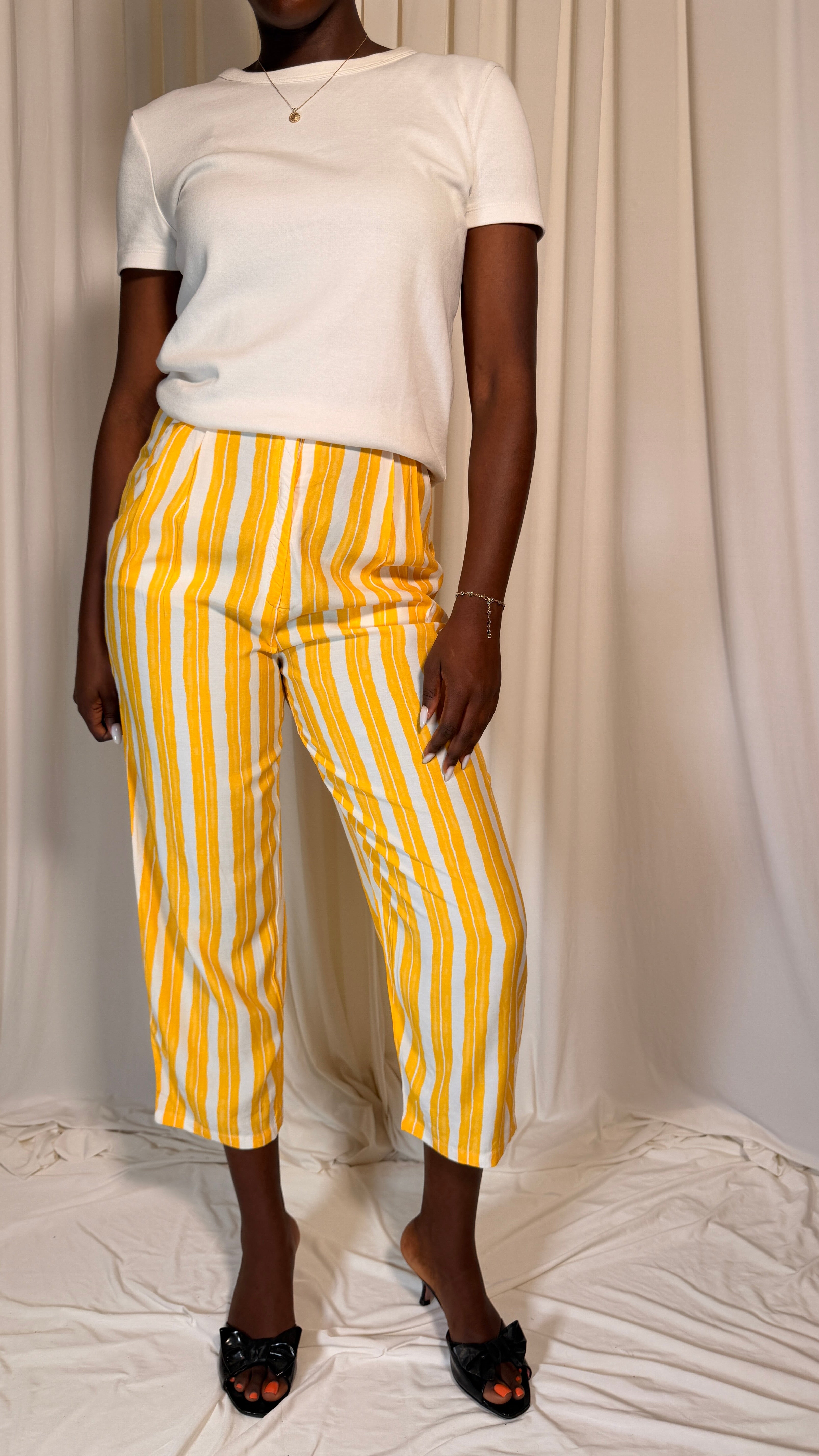 Yellow Stripe Trousers [M]